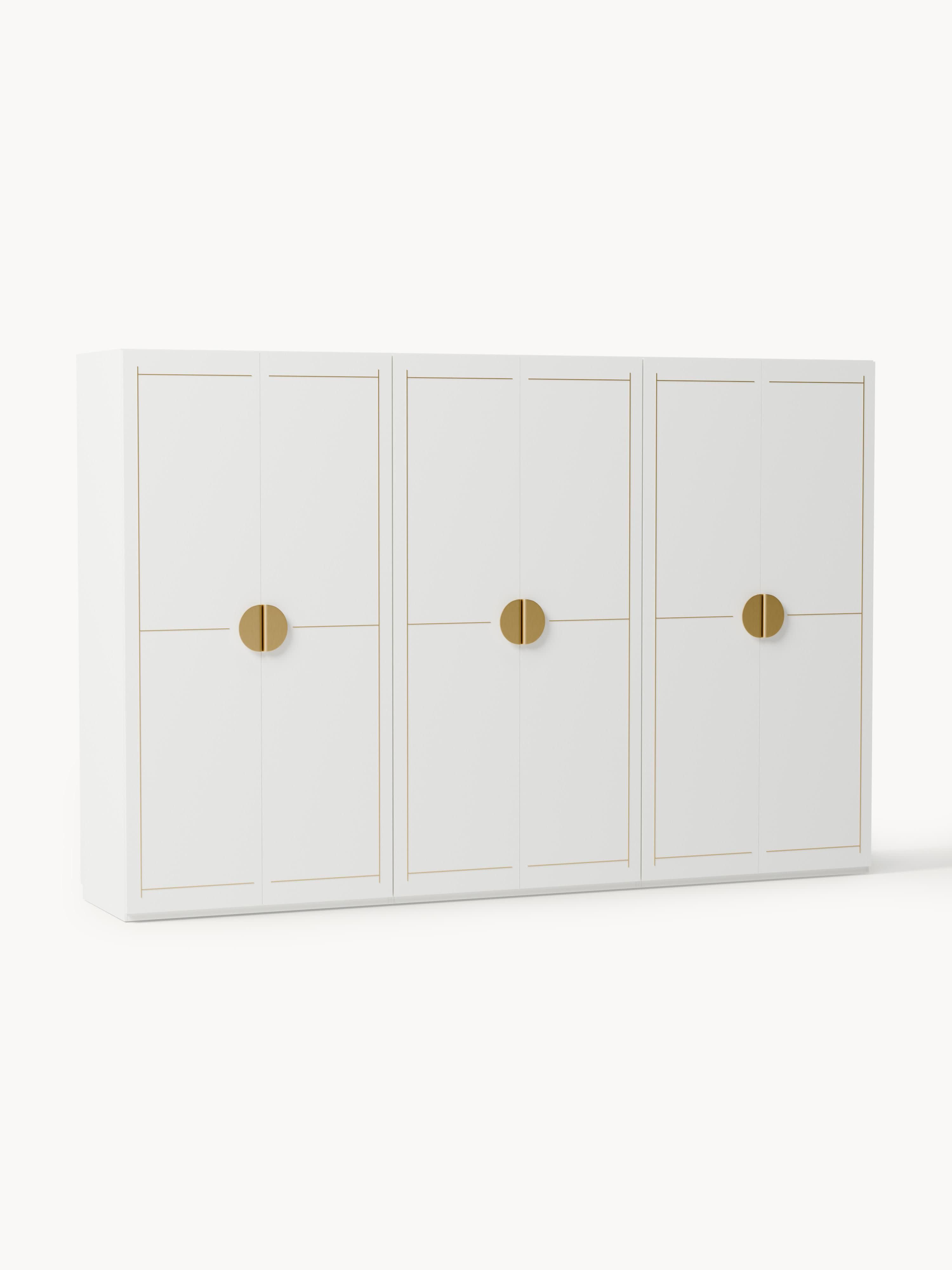Gallery image 1 - Modular Hinged Door Wardrobe Denise, 300 cm Wide, in various sizes