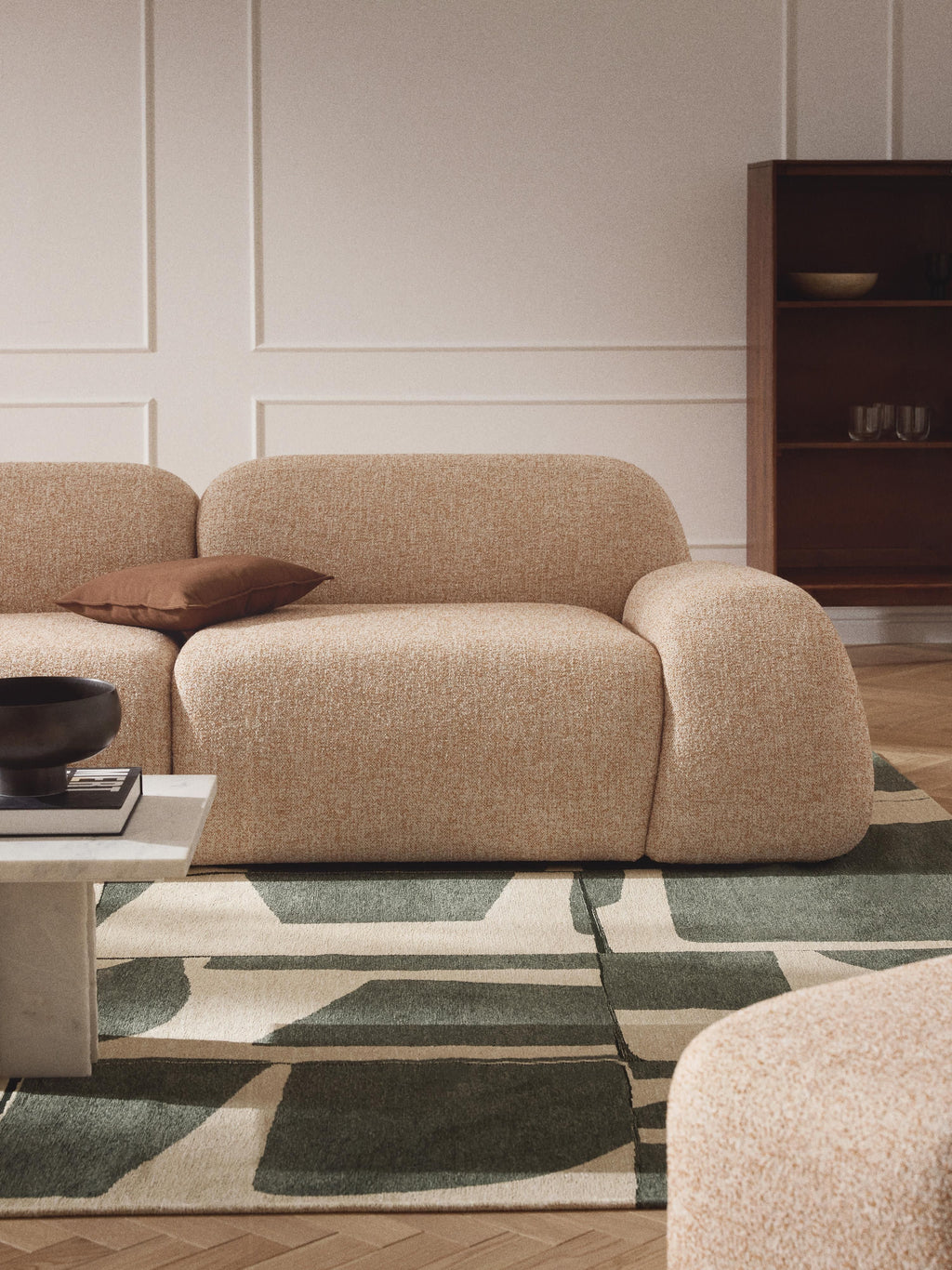 Wolke Modular Bouclé Sofa (4-seater)