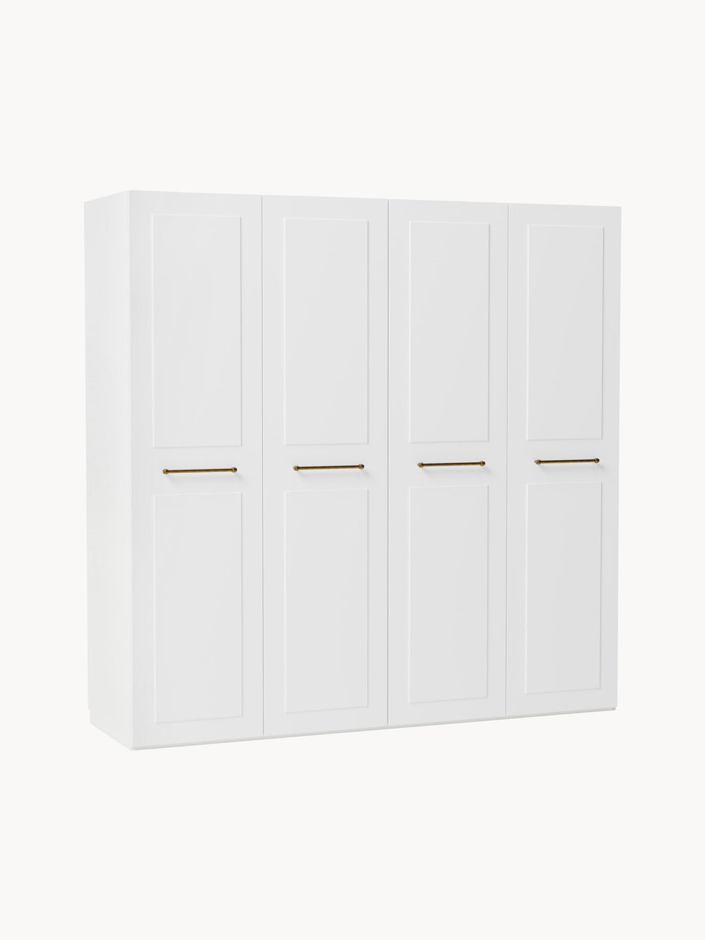 Gallery image 1 - Modular Hinged Door Wardrobe Charlotte, 200 cm Wide, in various sizes