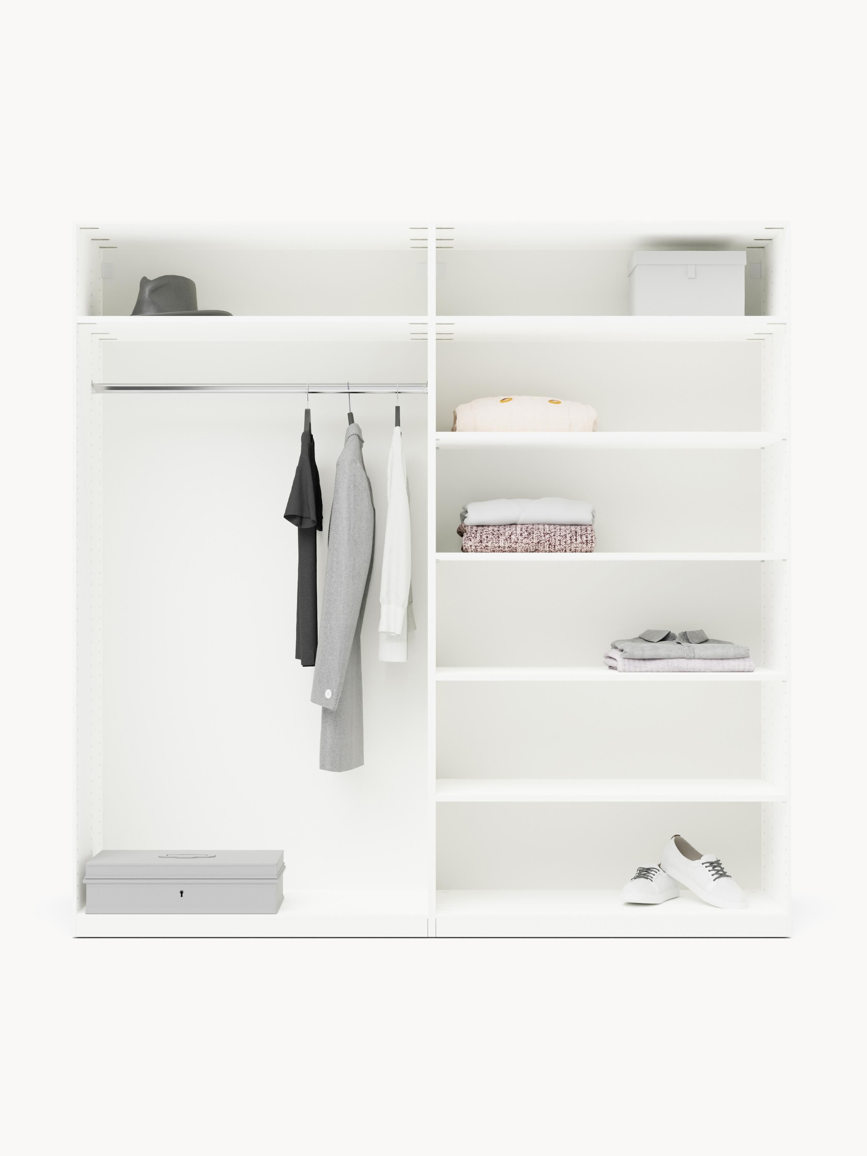 Charlotte Modular Hinged Door Wardrobe, 200 cm Wide, in various sizes