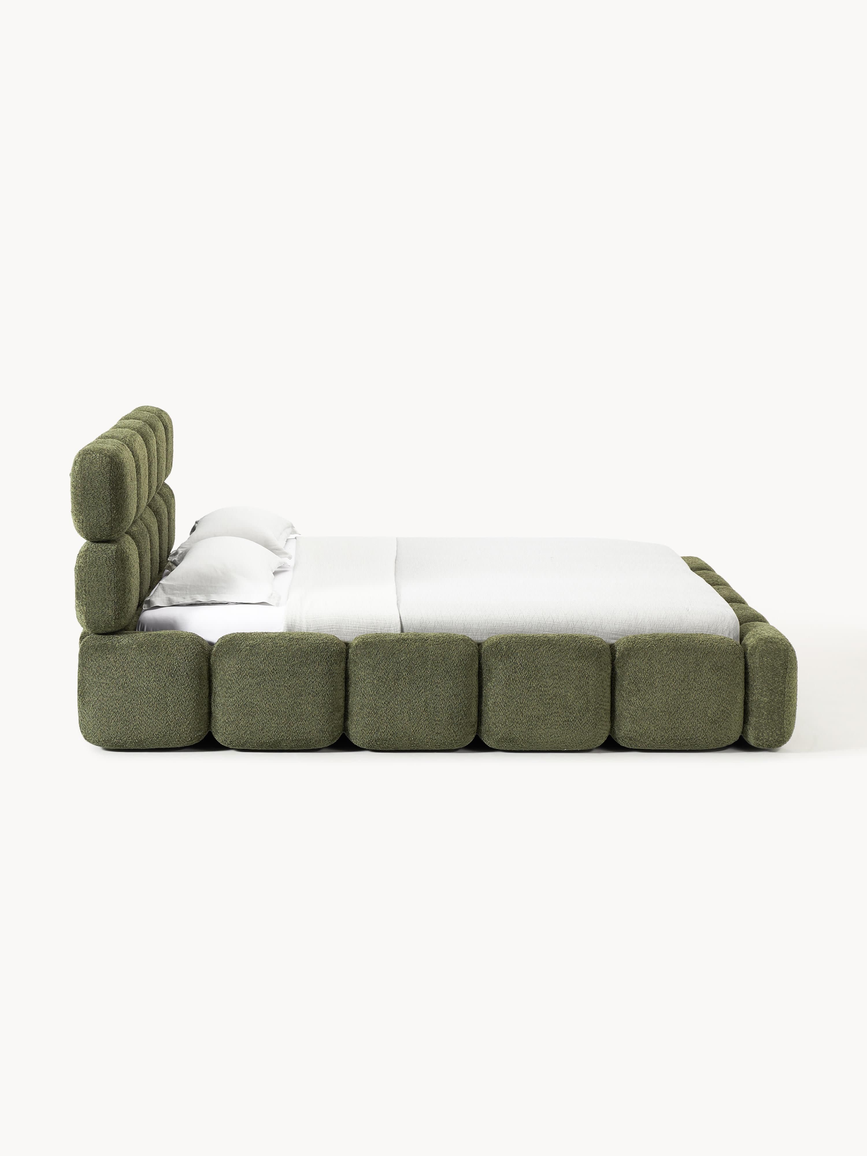 Tayla Upholstered Teddy Bouclé Bed