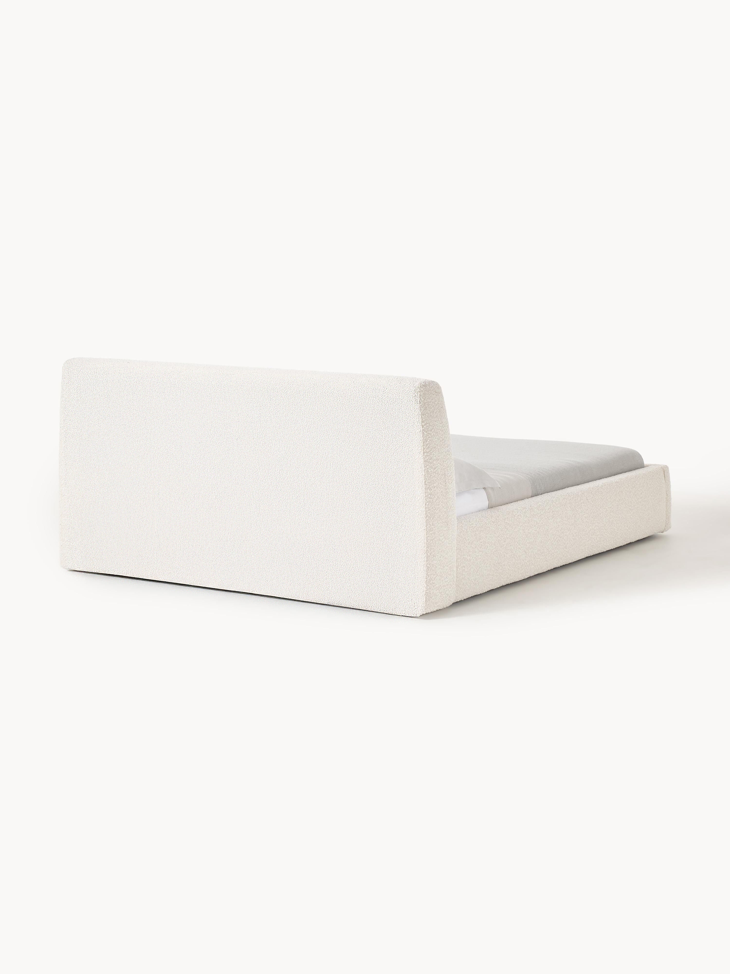 Cloud Upholstered Bouclé Bed