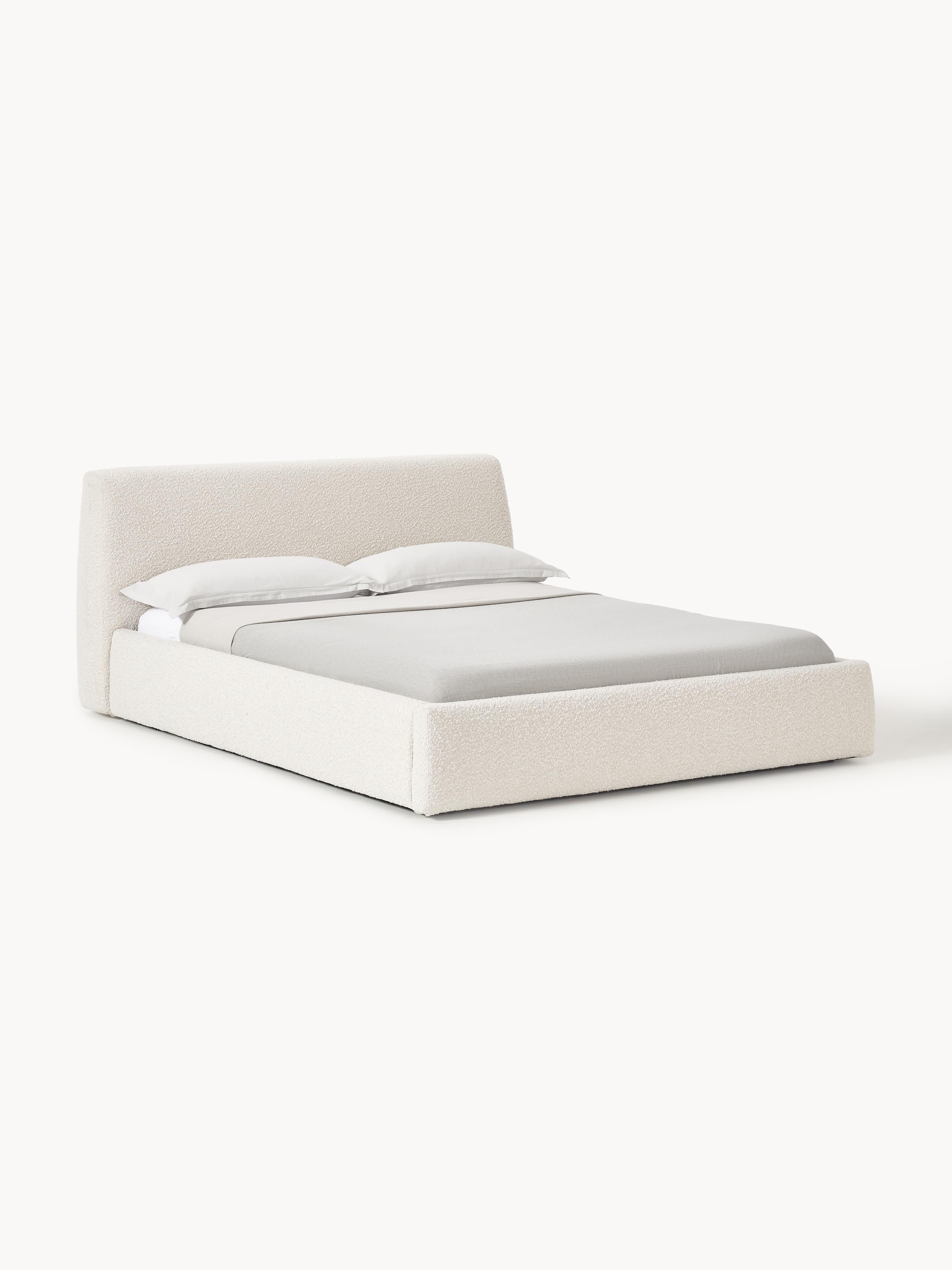 Cloud Upholstered Bouclé Bed