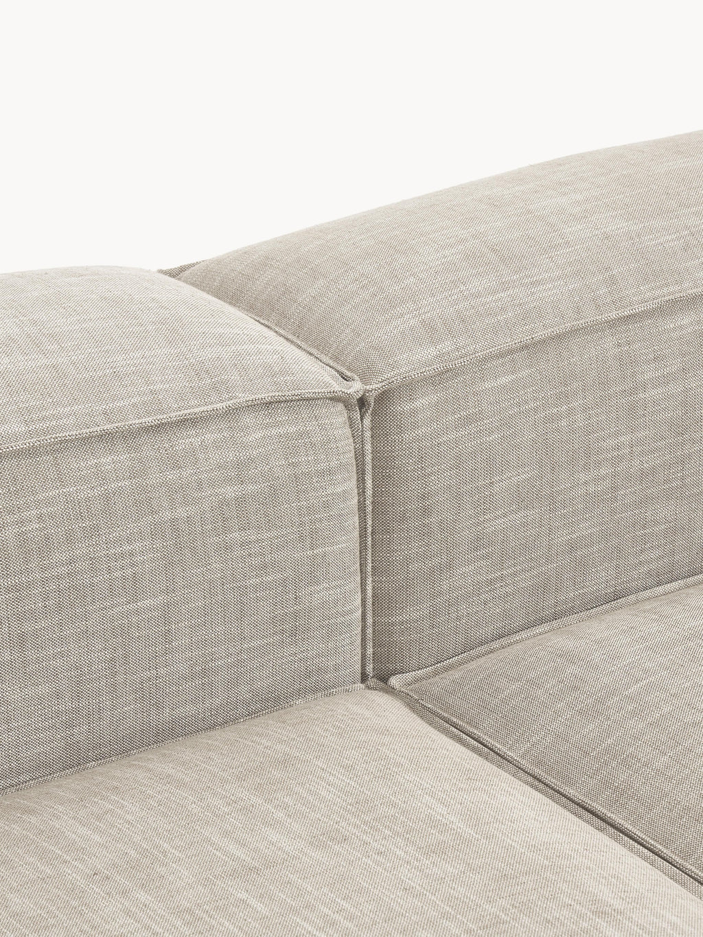 Lennon Linen Blend Modular Ottoman