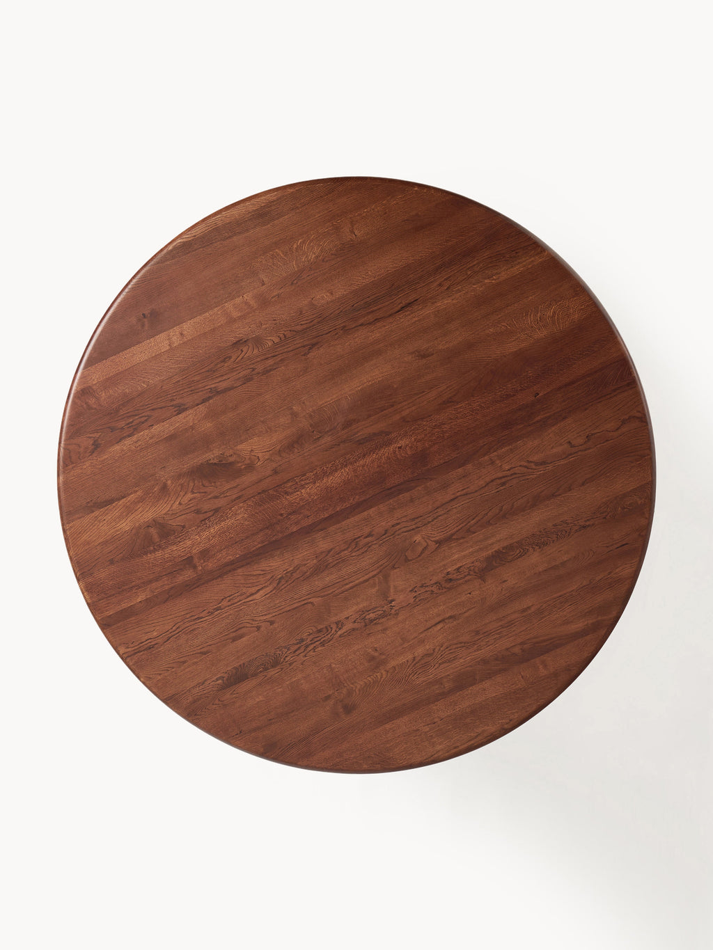 Nelly Round Dining Table with Groove Structure, in various sizes