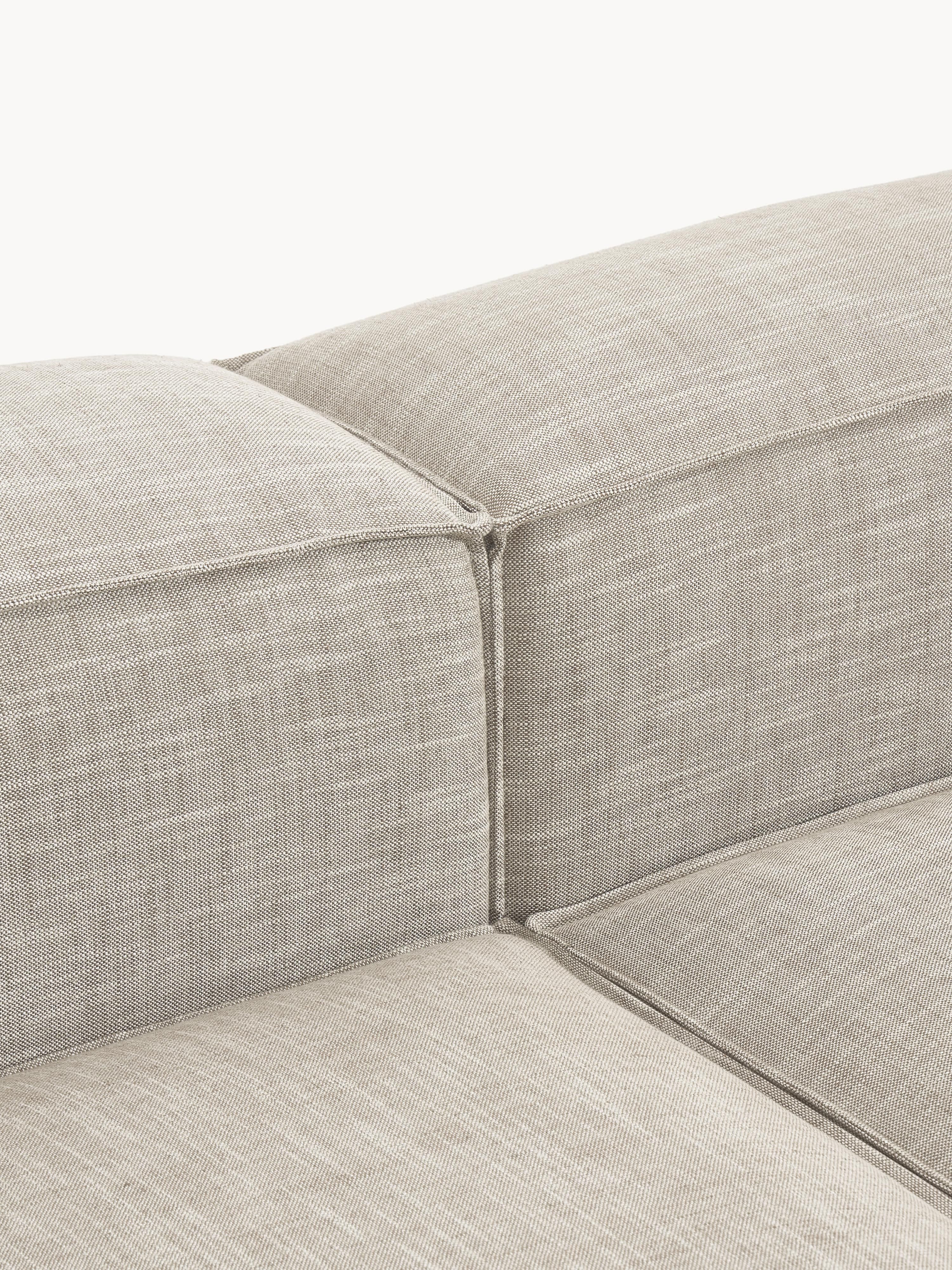 Lennon Linen Blend Modular Corner Sofa (3-seater)