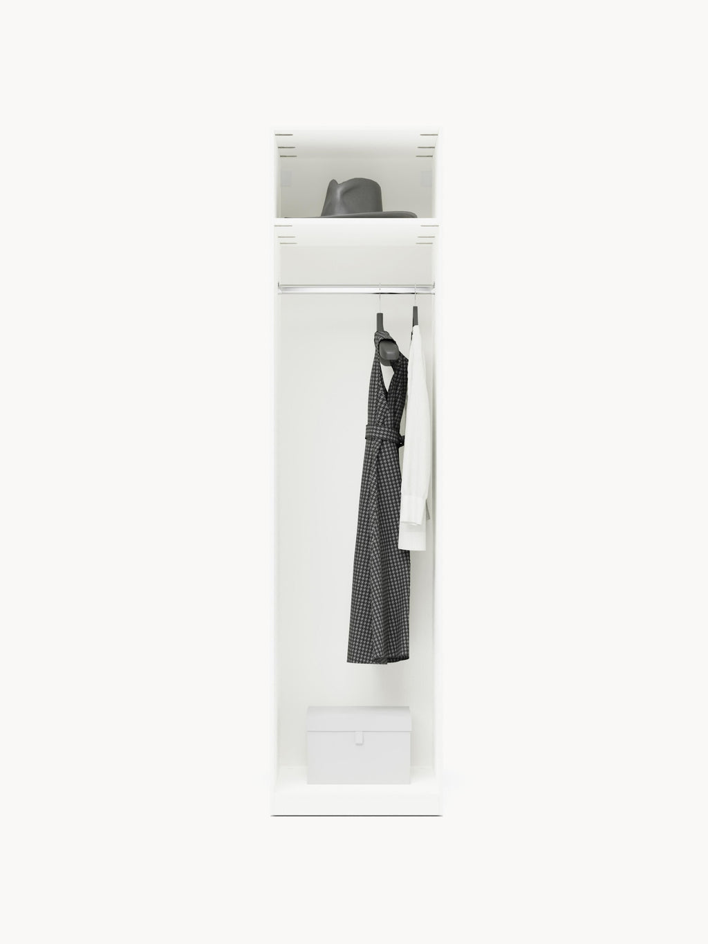 Charlotte Modular Hinged Door Wardrobe, 50 cm Wide, in various sizes