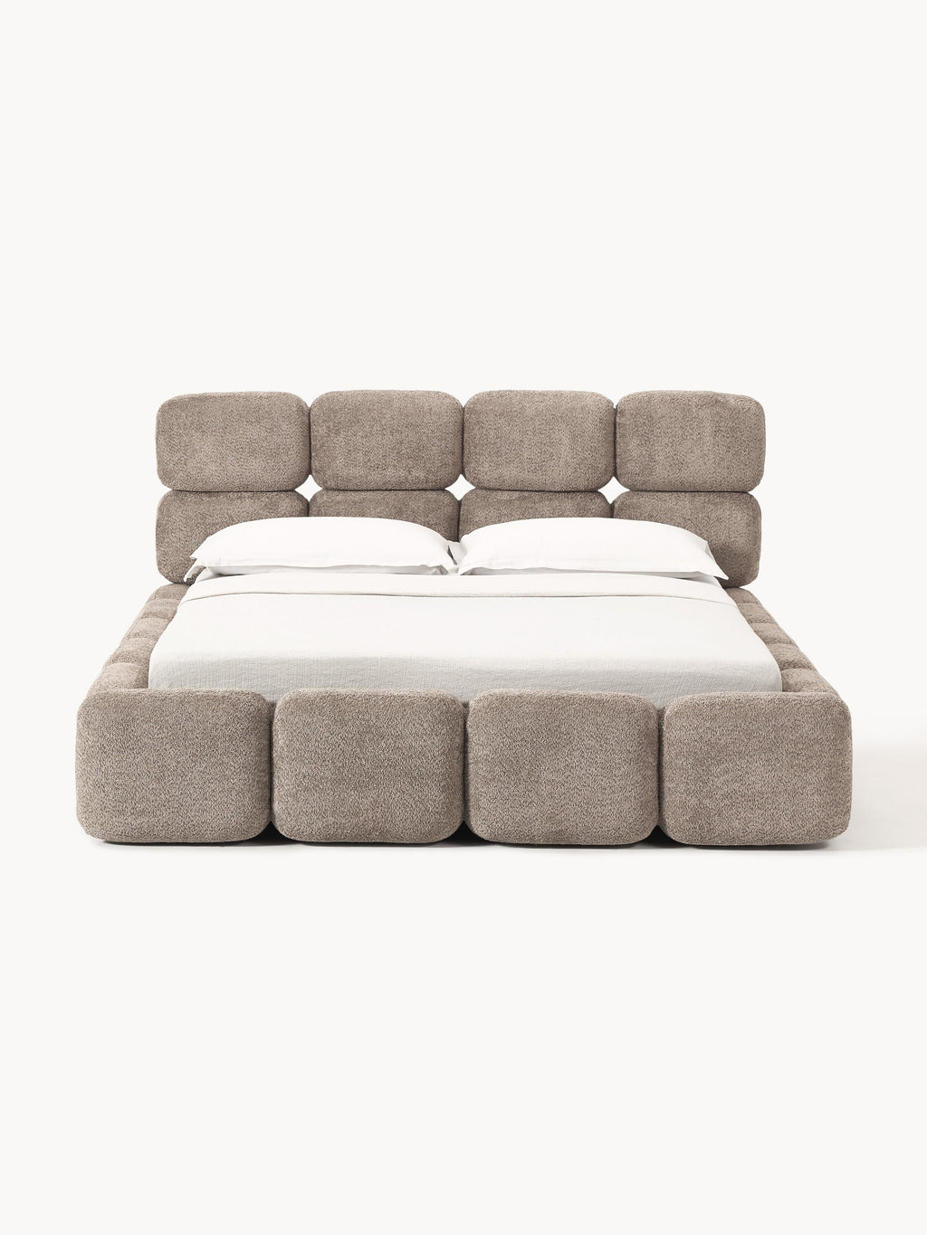 Tayla Upholstered Teddy Bouclé Bed