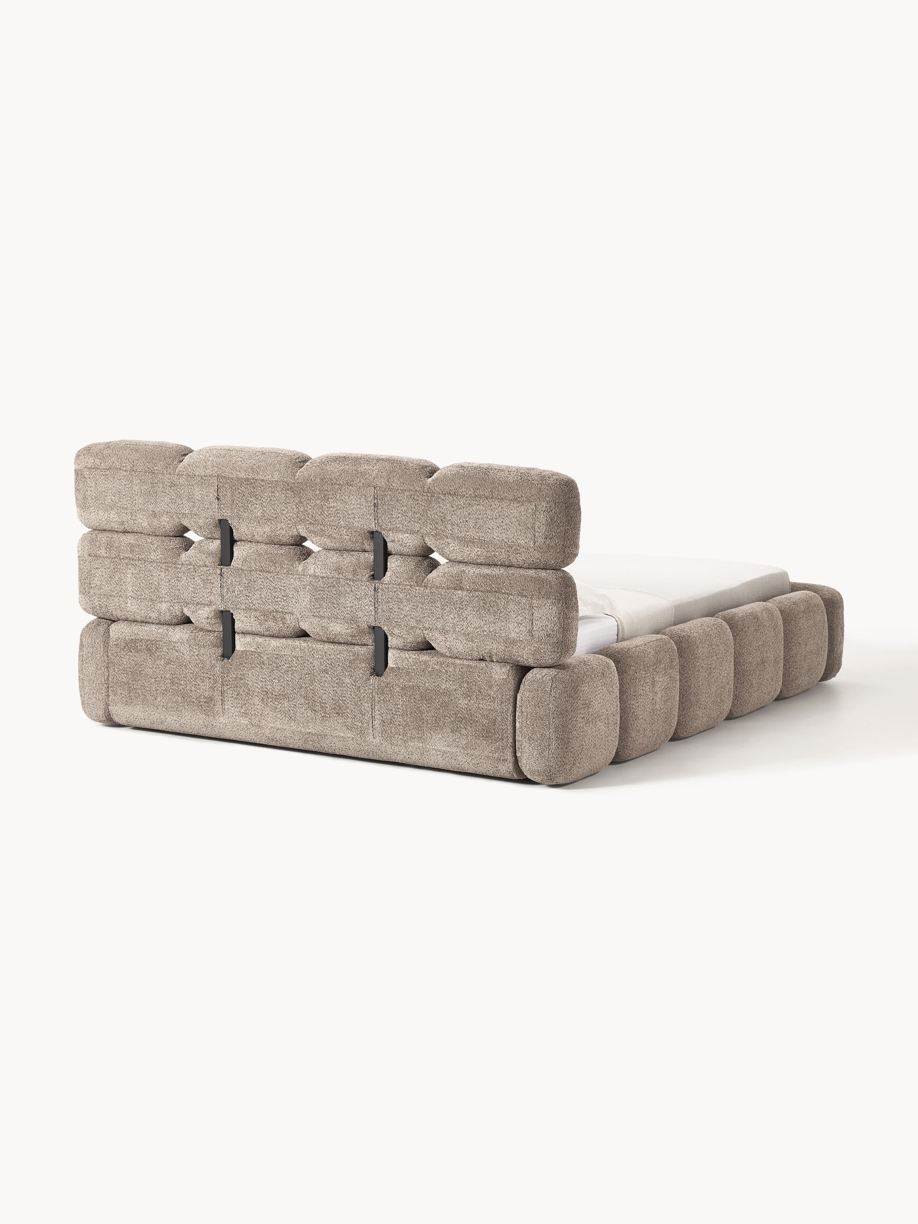 Tayla Upholstered Teddy Bouclé Bed