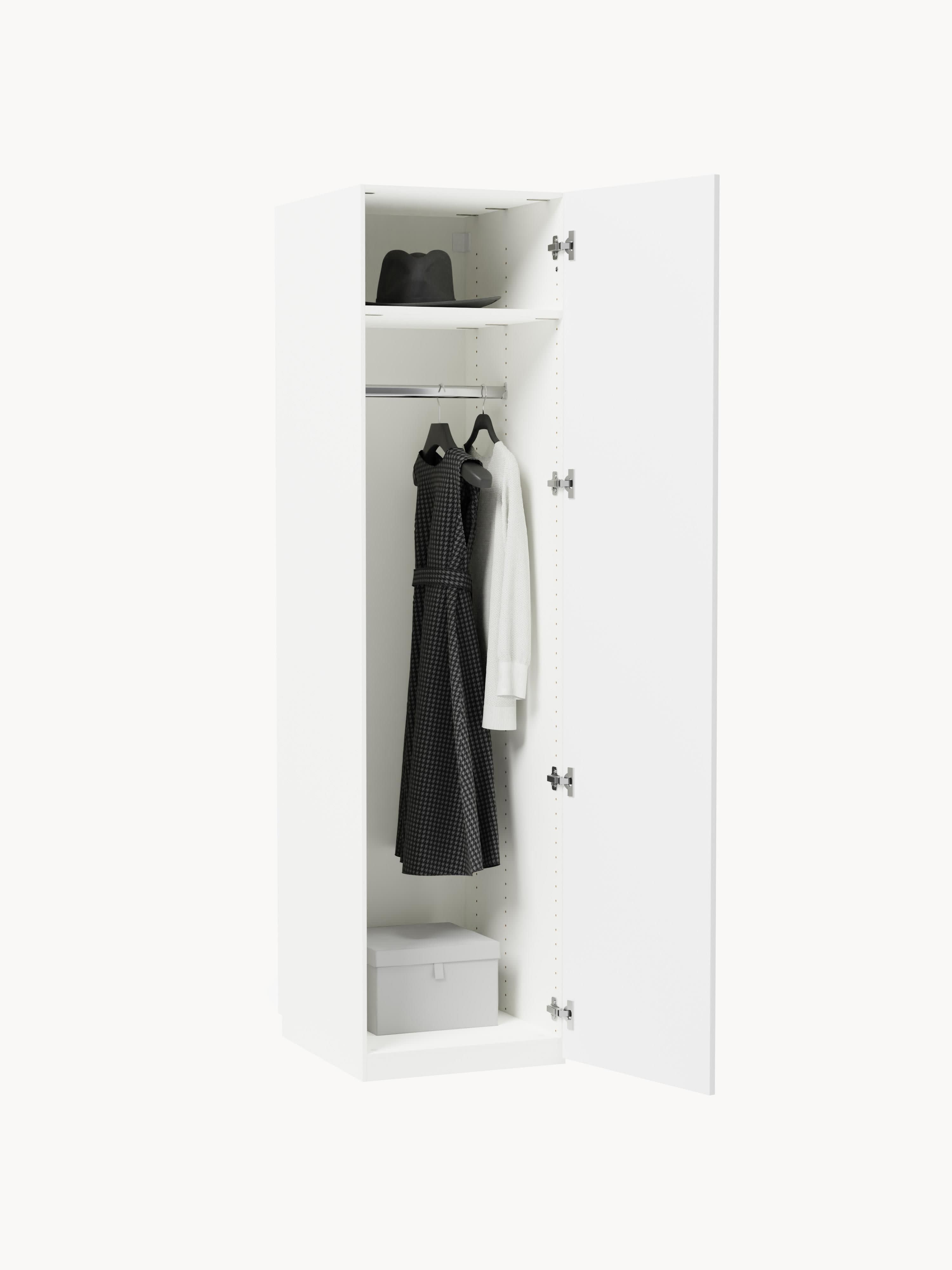 Charlotte Modular Hinged Door Wardrobe, 50 cm Wide, in various sizes