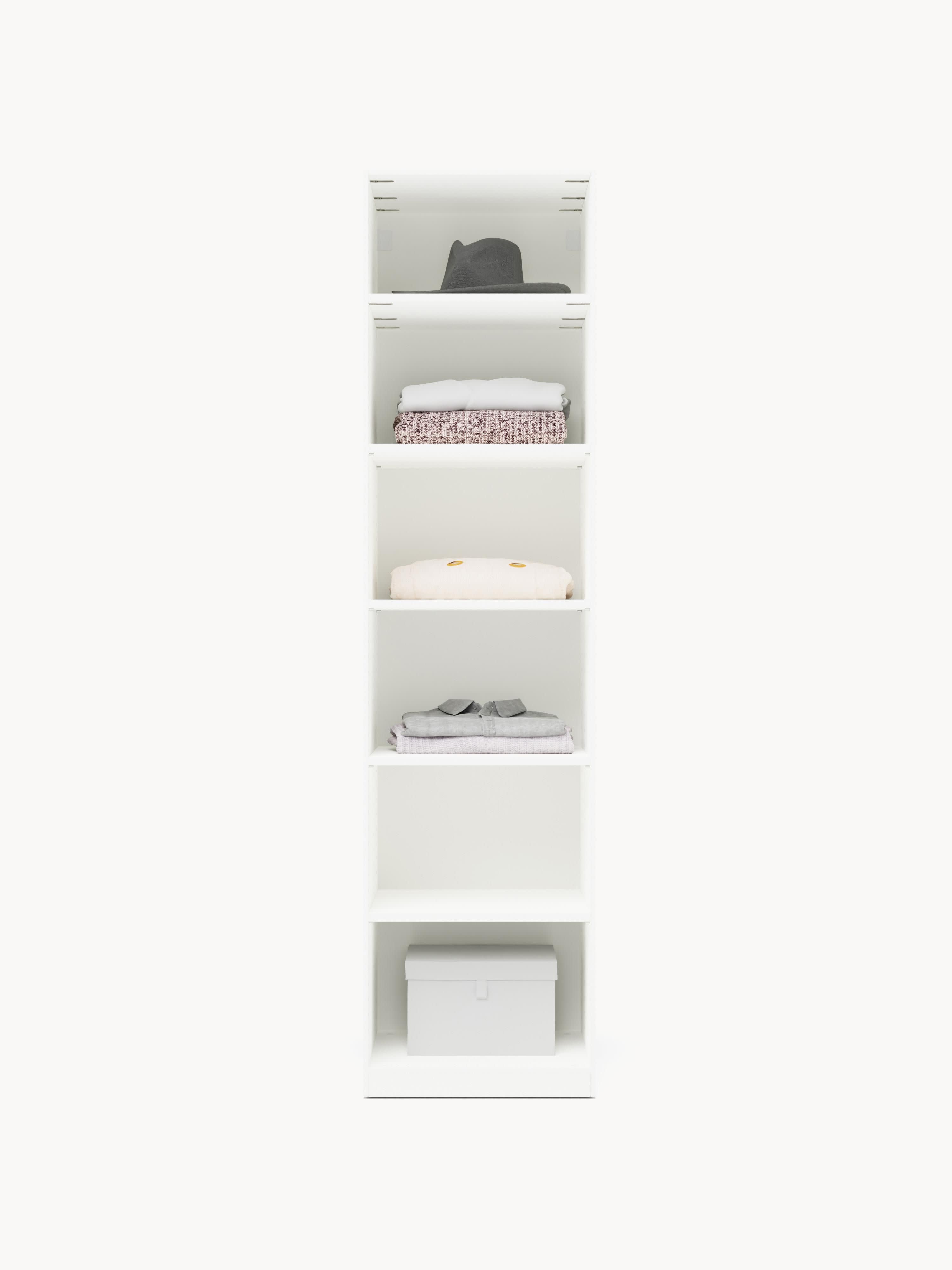 Charlotte Modular Hinged Door Wardrobe, 50 cm Wide, in various sizes