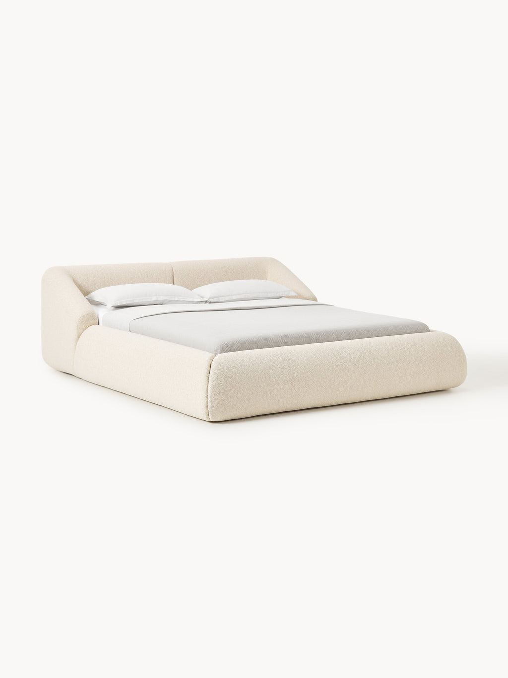 Sofia Upholstered Bouclé Bed