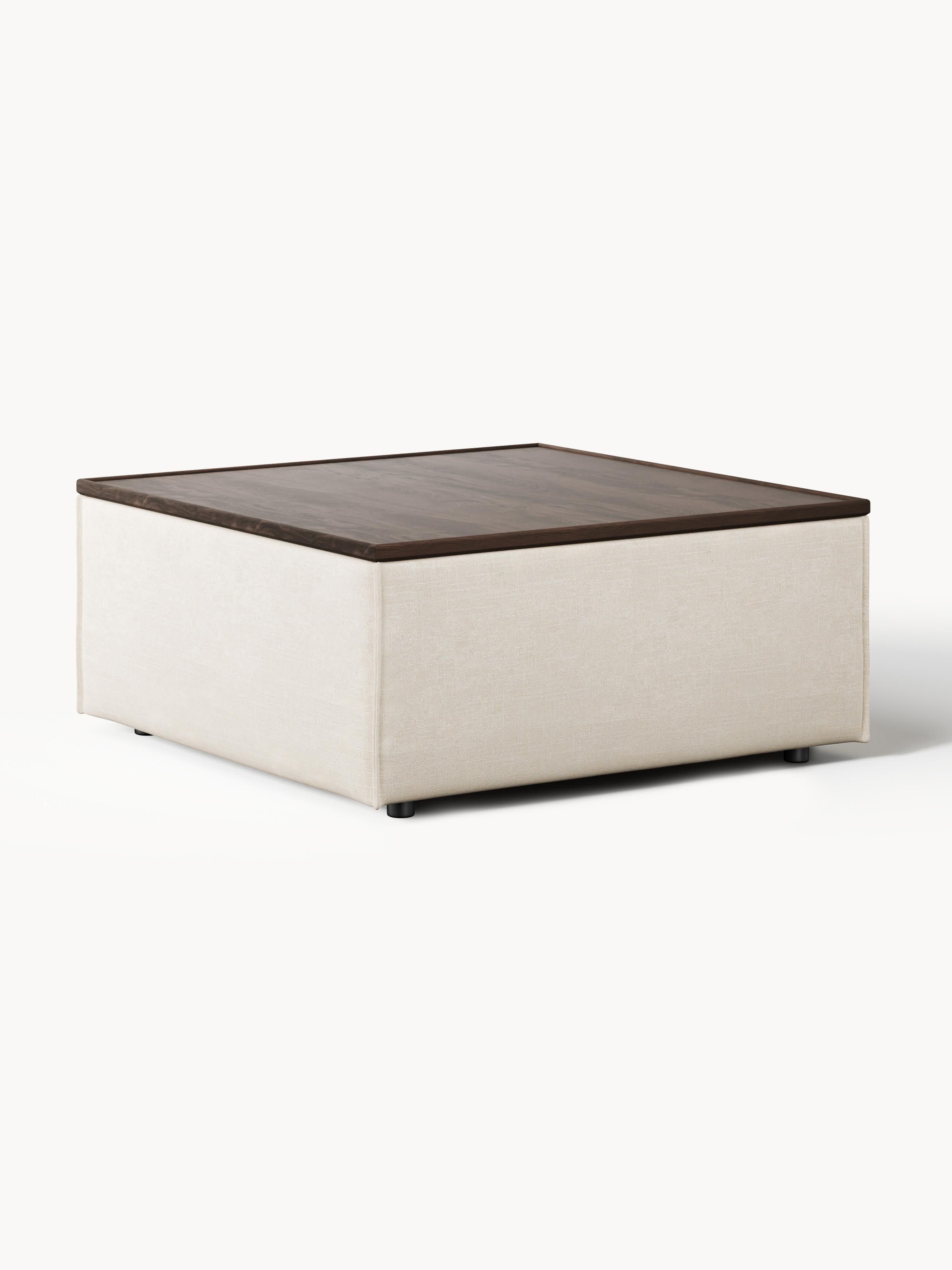 Gallery image 1 - Linen Blend Ottoman Lennon with Storage