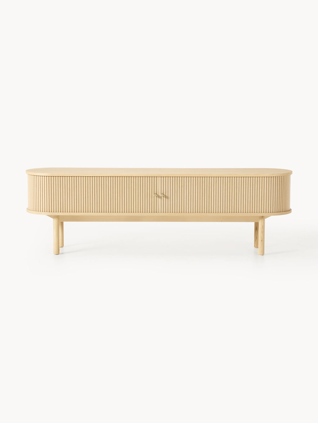 Calary TV Stand with Fluted Front