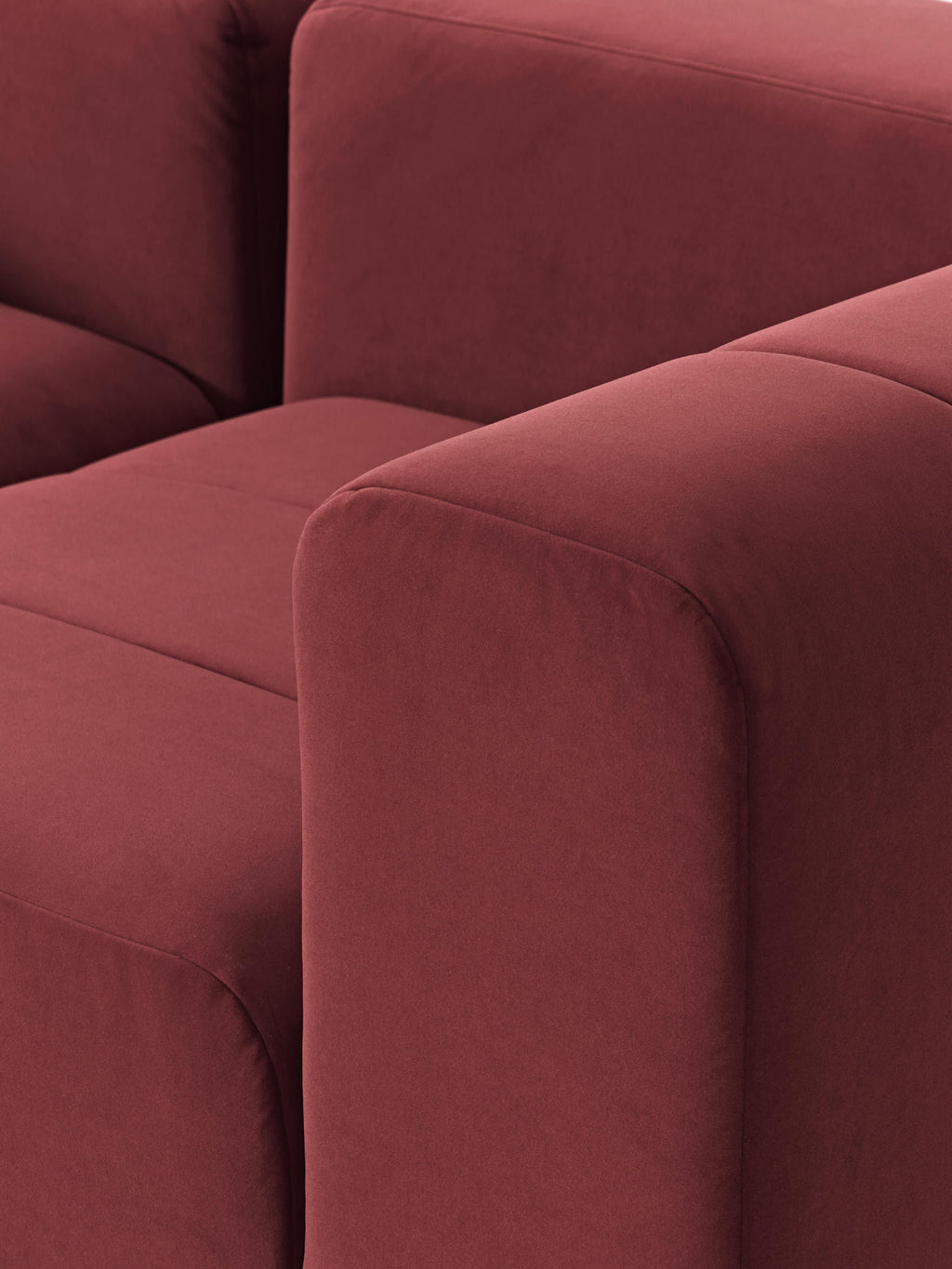 Lena Modular Velvet Sofa (4-seater)