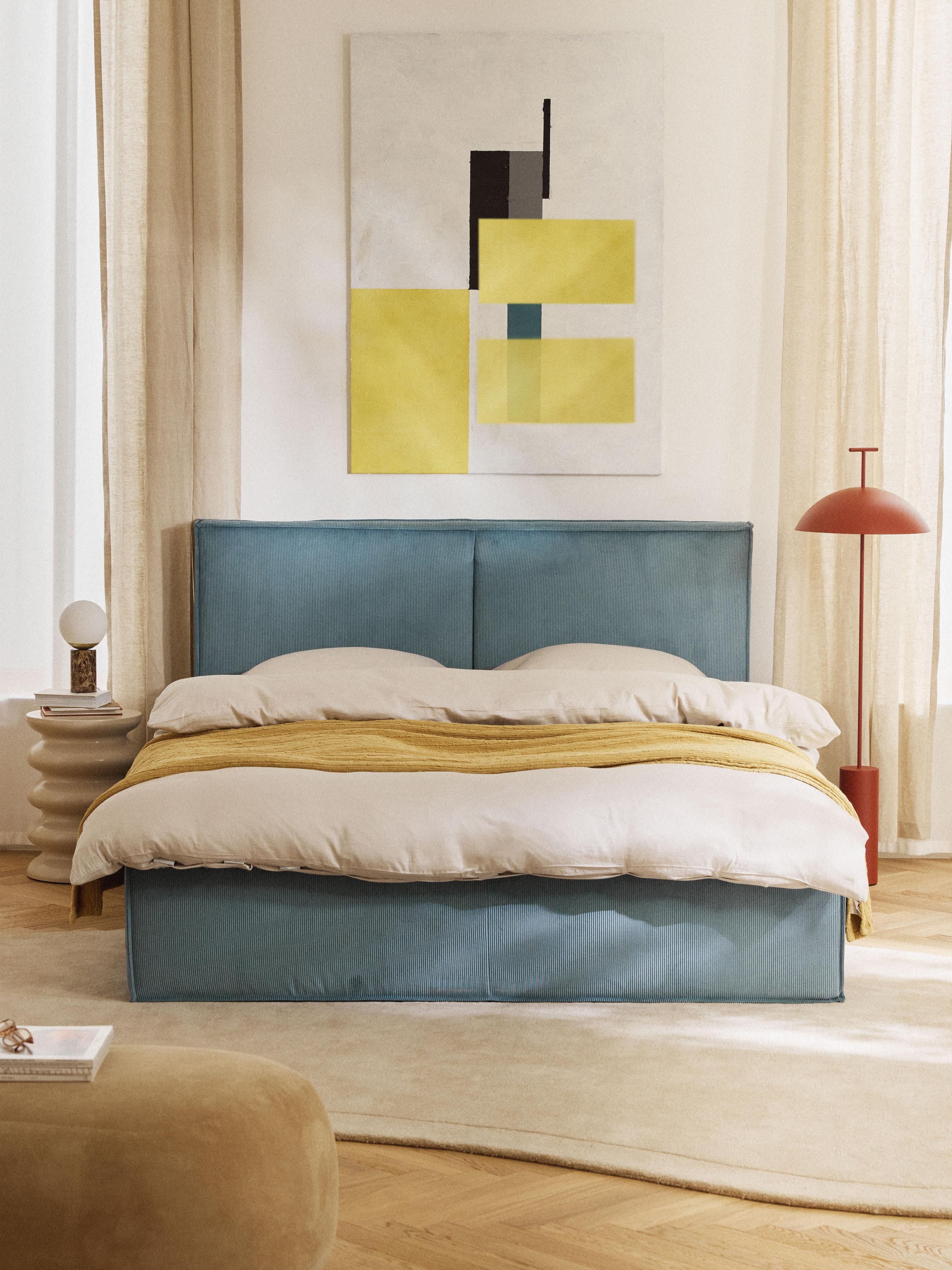 Dream Upholstered Corduroy Bed