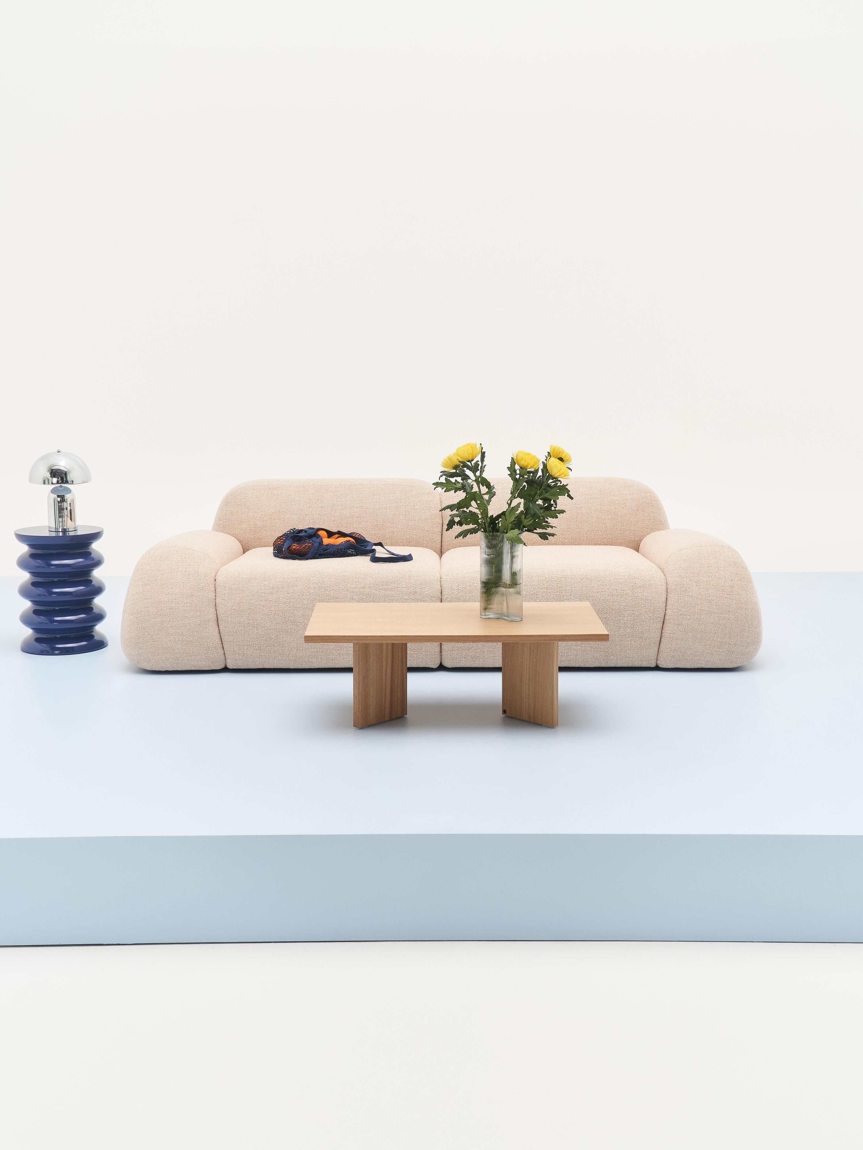 Wolke Modular Bouclé Sofa (3-seater)