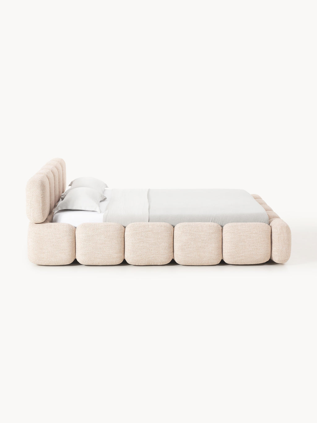 Tayla Upholstered Bouclé Bed
