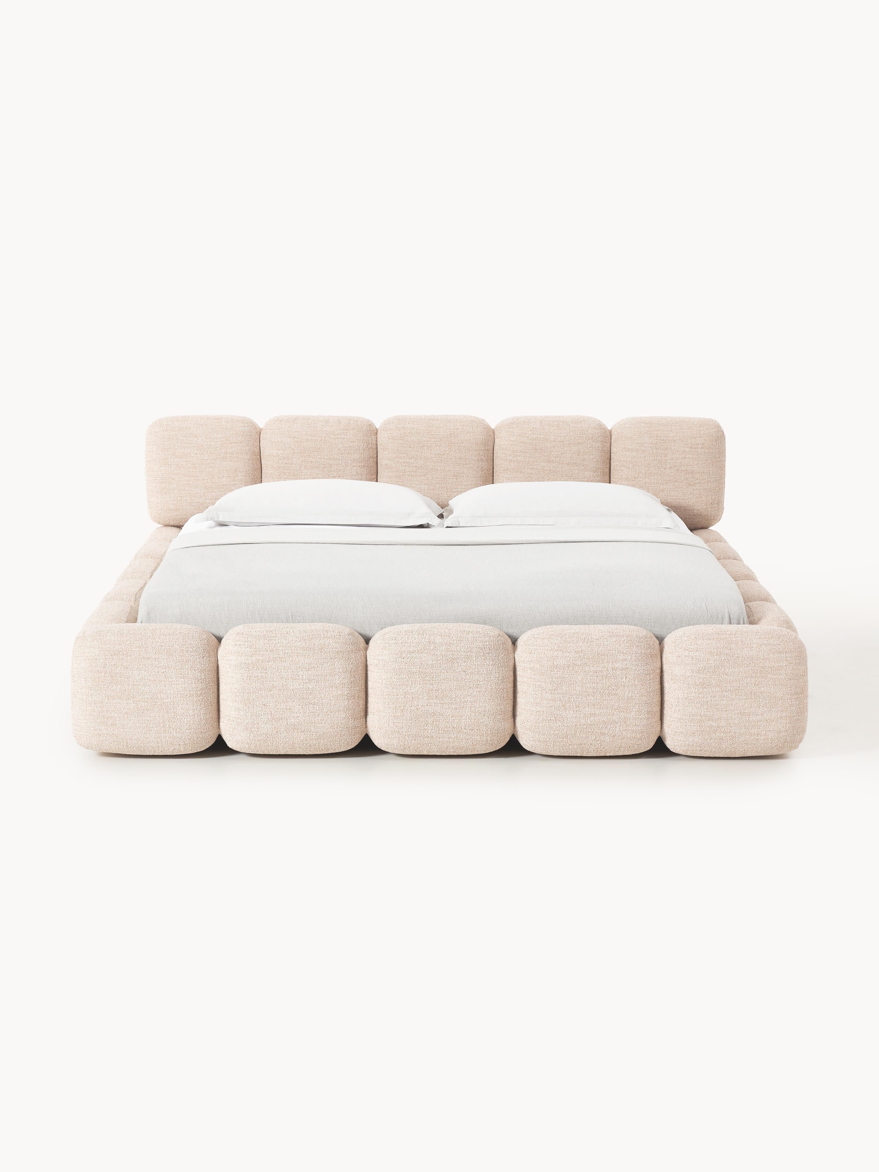 Tayla Upholstered Bouclé Bed