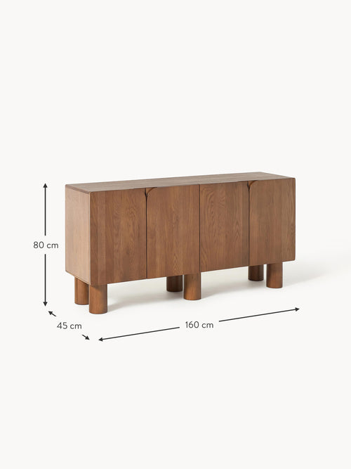 Cadi Oak Wood Sideboard