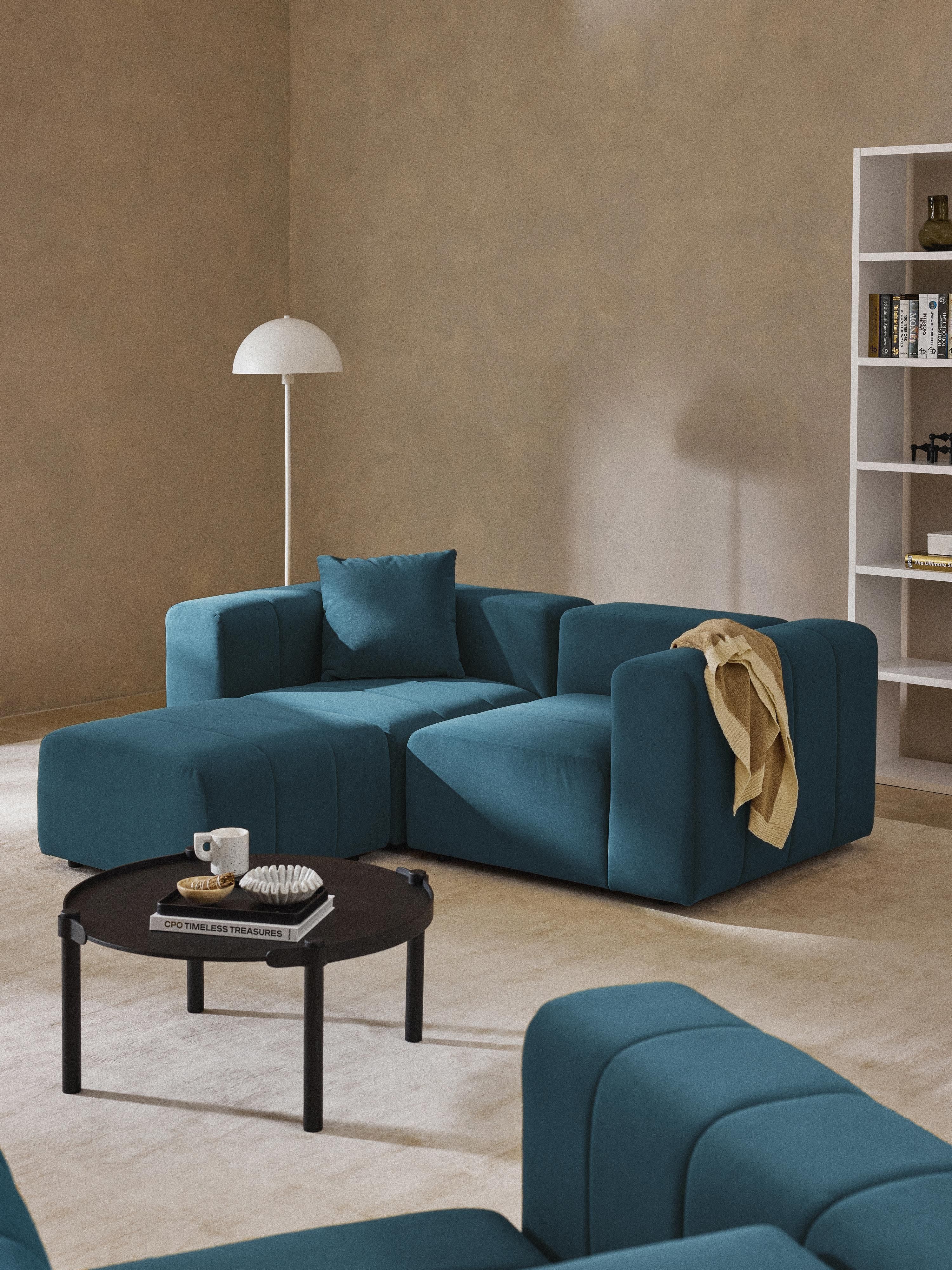 Lena Velvet Ottoman