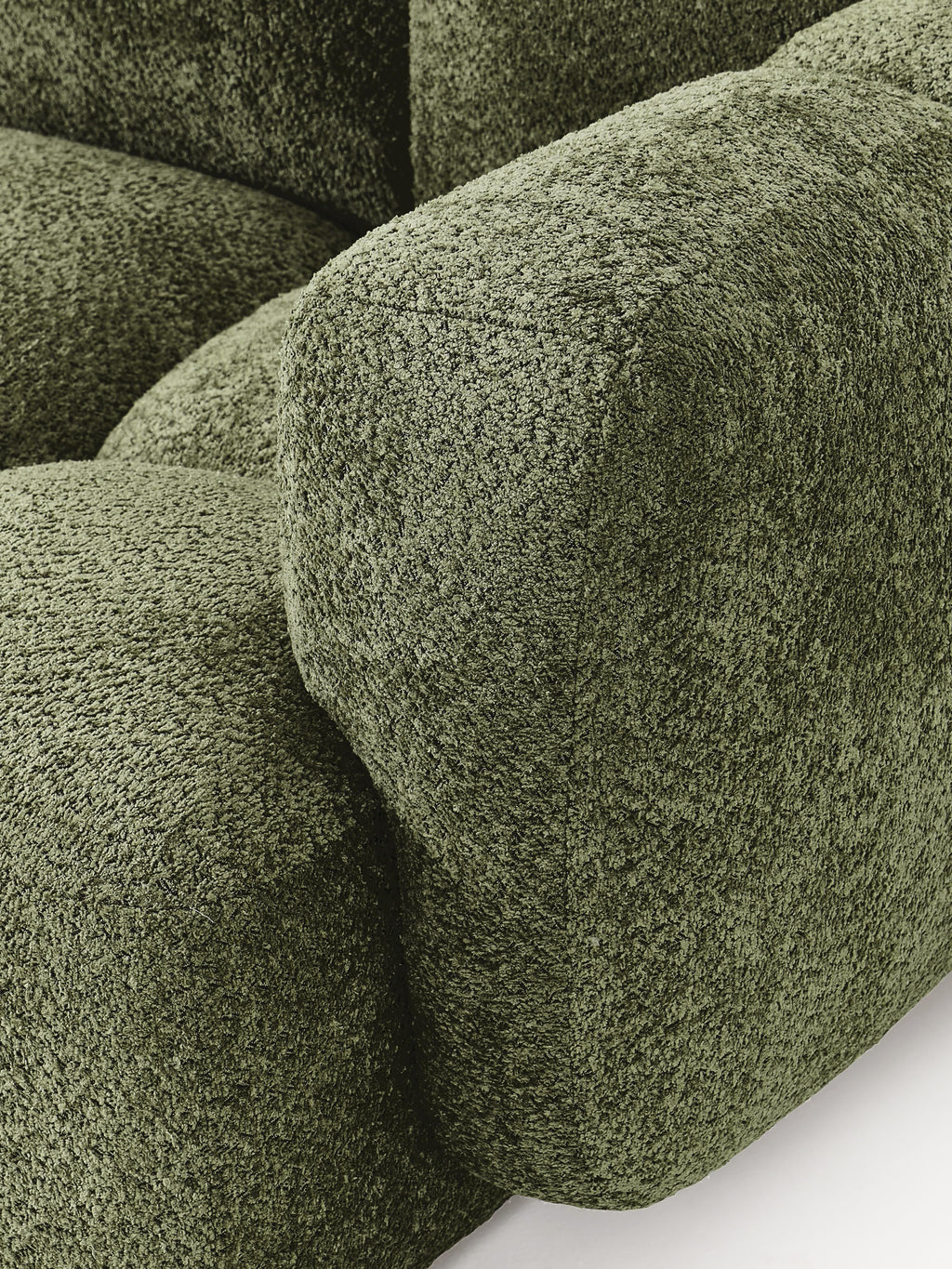 Tayla Modular Teddy-Bouclé Sofa (3-seater)