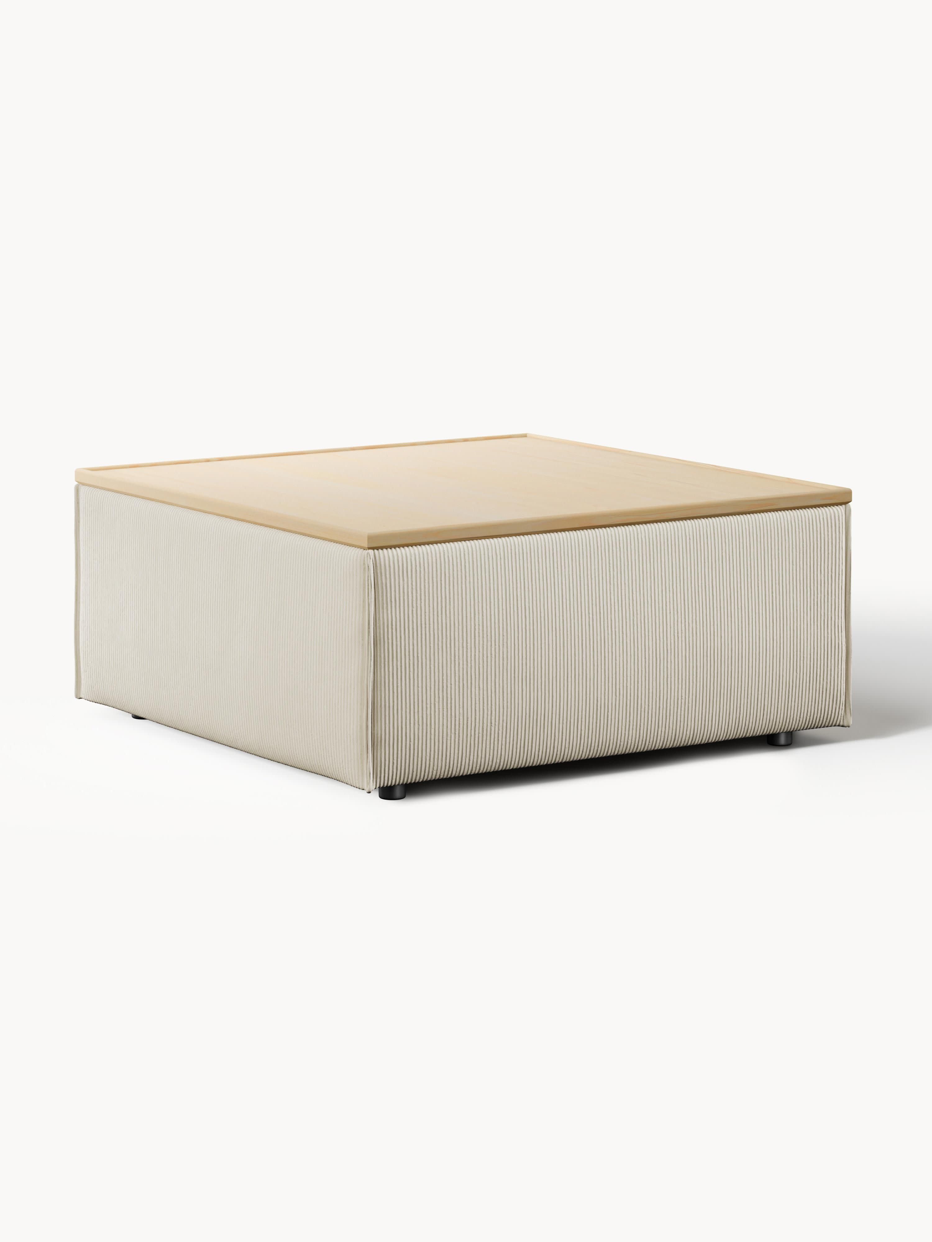 Gallery image 1 - Corduroy Ottoman Lennon with Storage