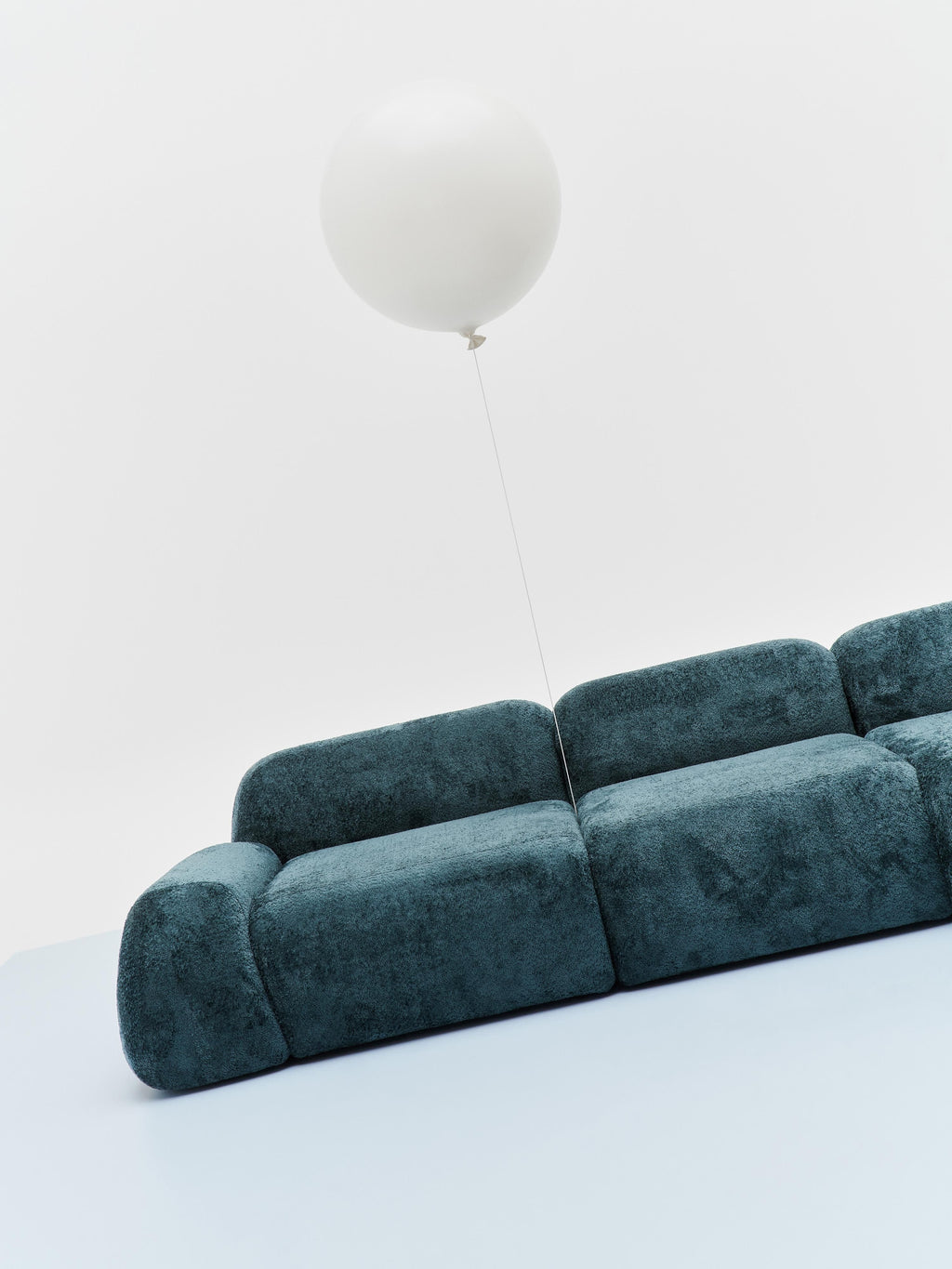 Wolke Modular Teddy Bouclé Sofa (4-seater)
