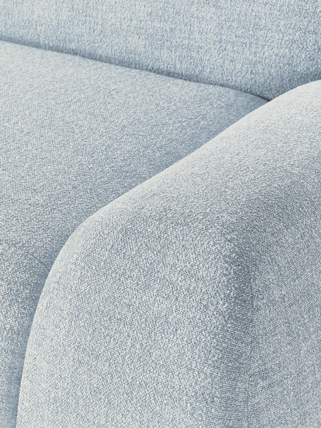 Wolke Modular Bouclé Corner Sofa (4-seater)