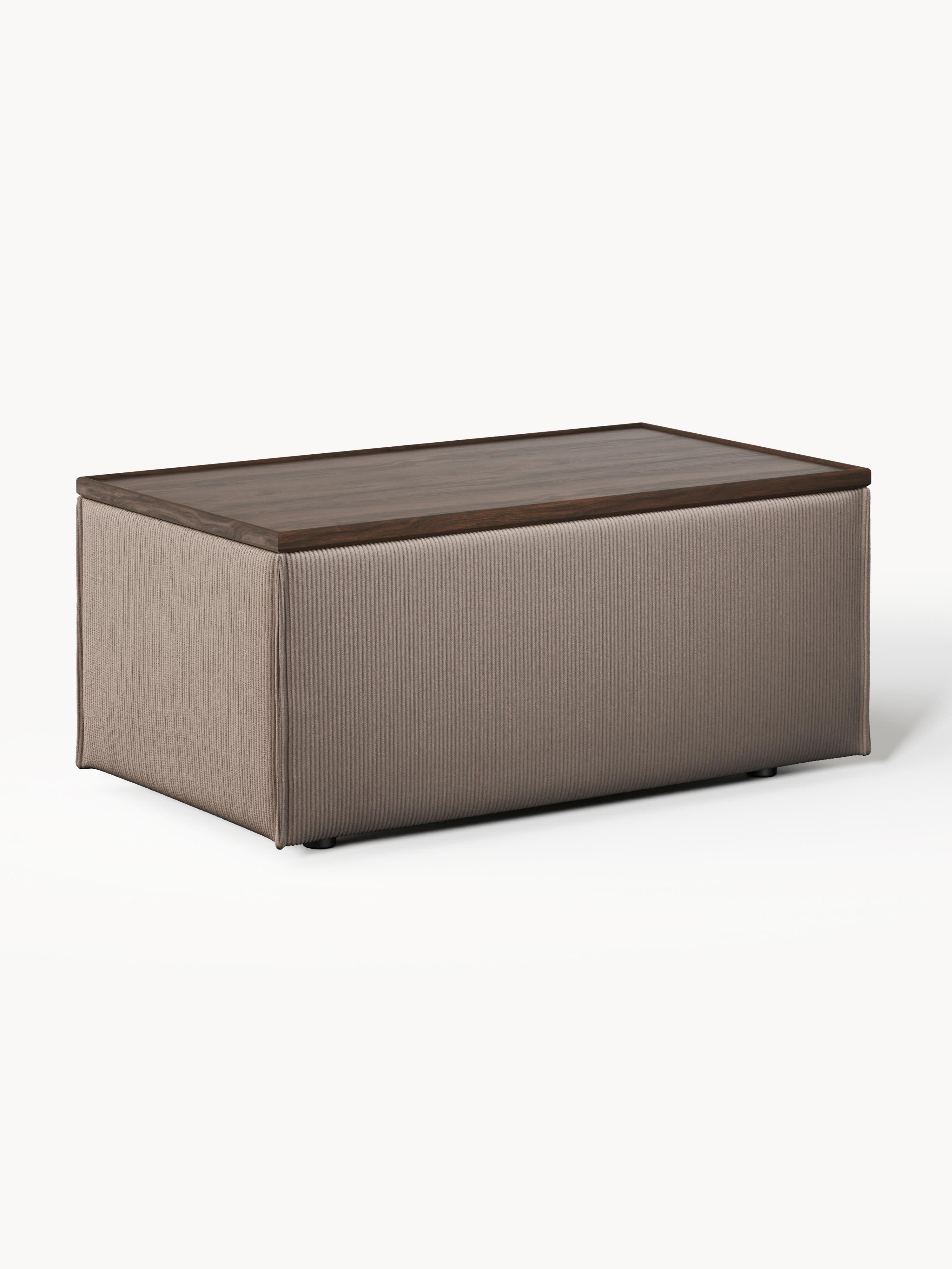 Lennon Corduroy Ottoman with Storage