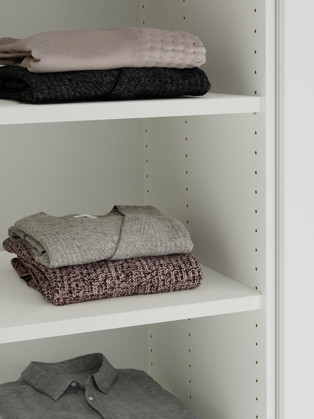 Charlotte Modular Corner Wardrobe, 215 cm Wide, in various sizes