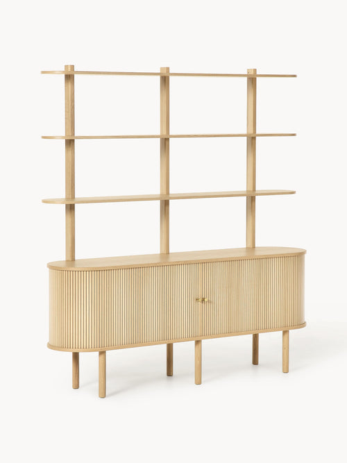 Gallery image 1 - Large Shelving Unit Calary with Fluted Front