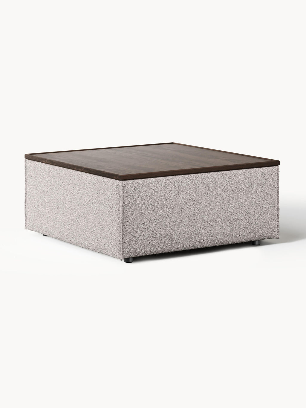 Gallery image 1 - Bouclé Ottoman Lennon with Storage