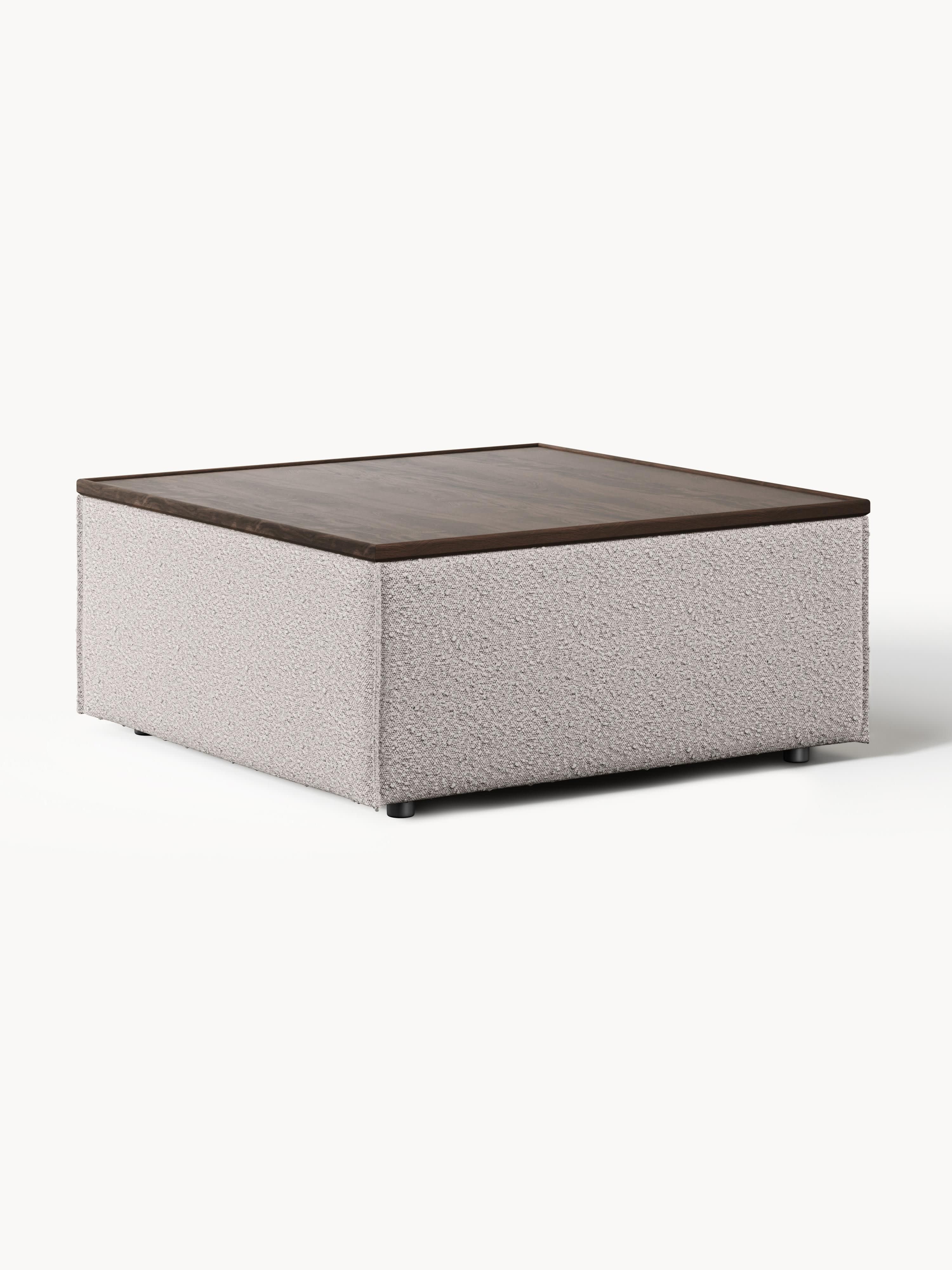 Gallery image 1 - Bouclé Ottoman Lennon with Storage