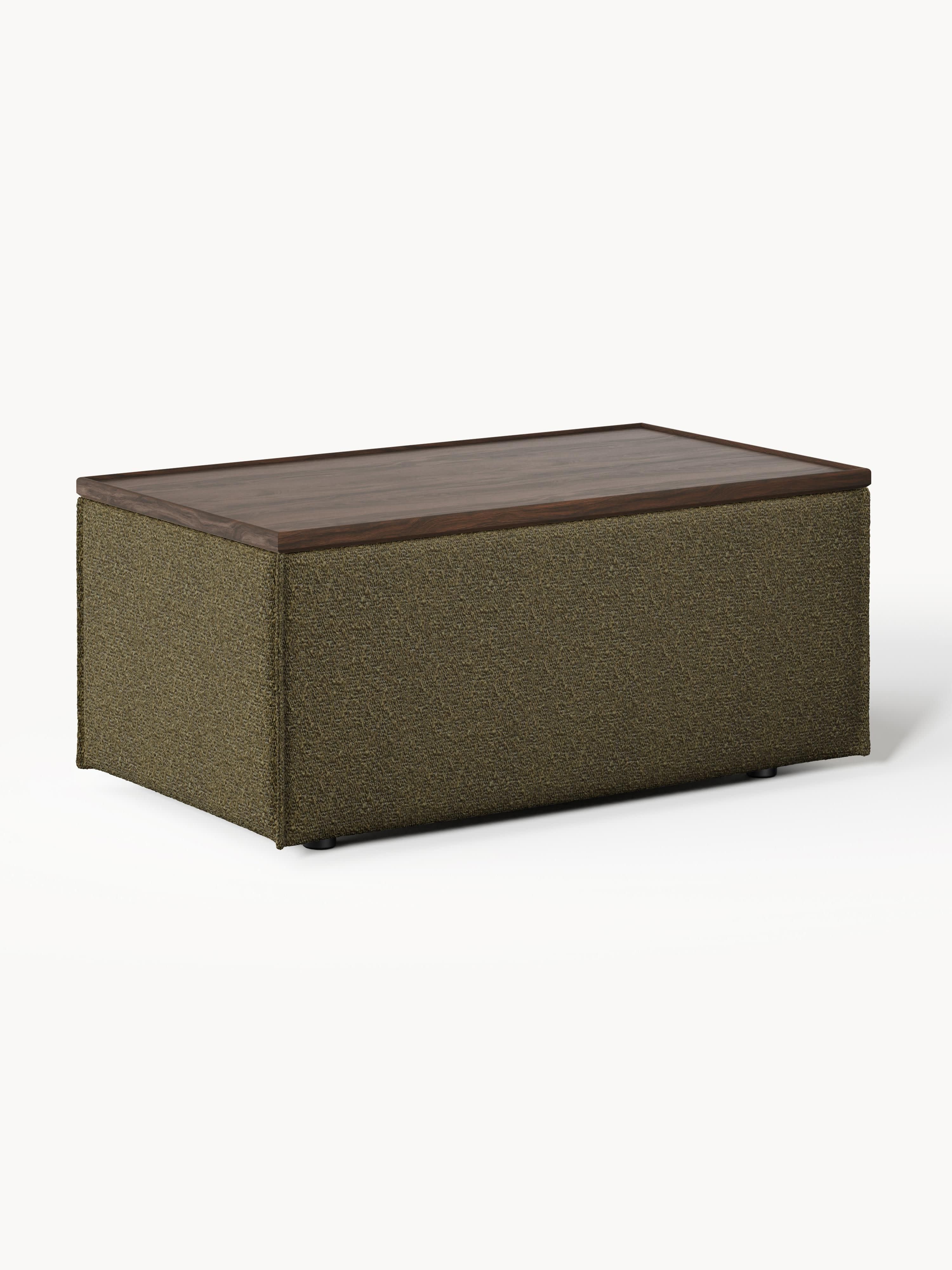 Gallery image 1 - Bouclé Ottoman Lennon with Storage