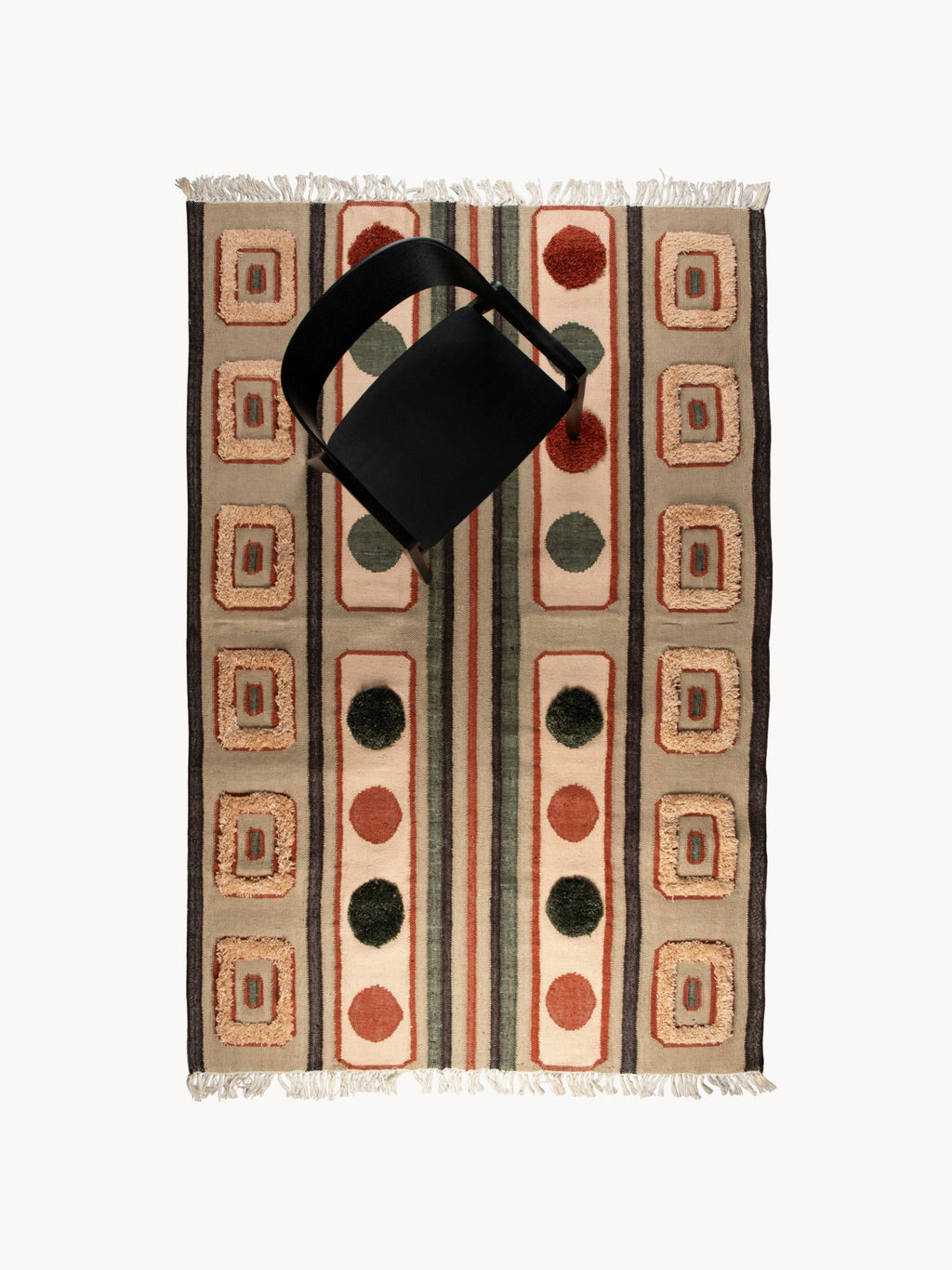 Haydon Hand-Woven High-Pile Rug with Tassels