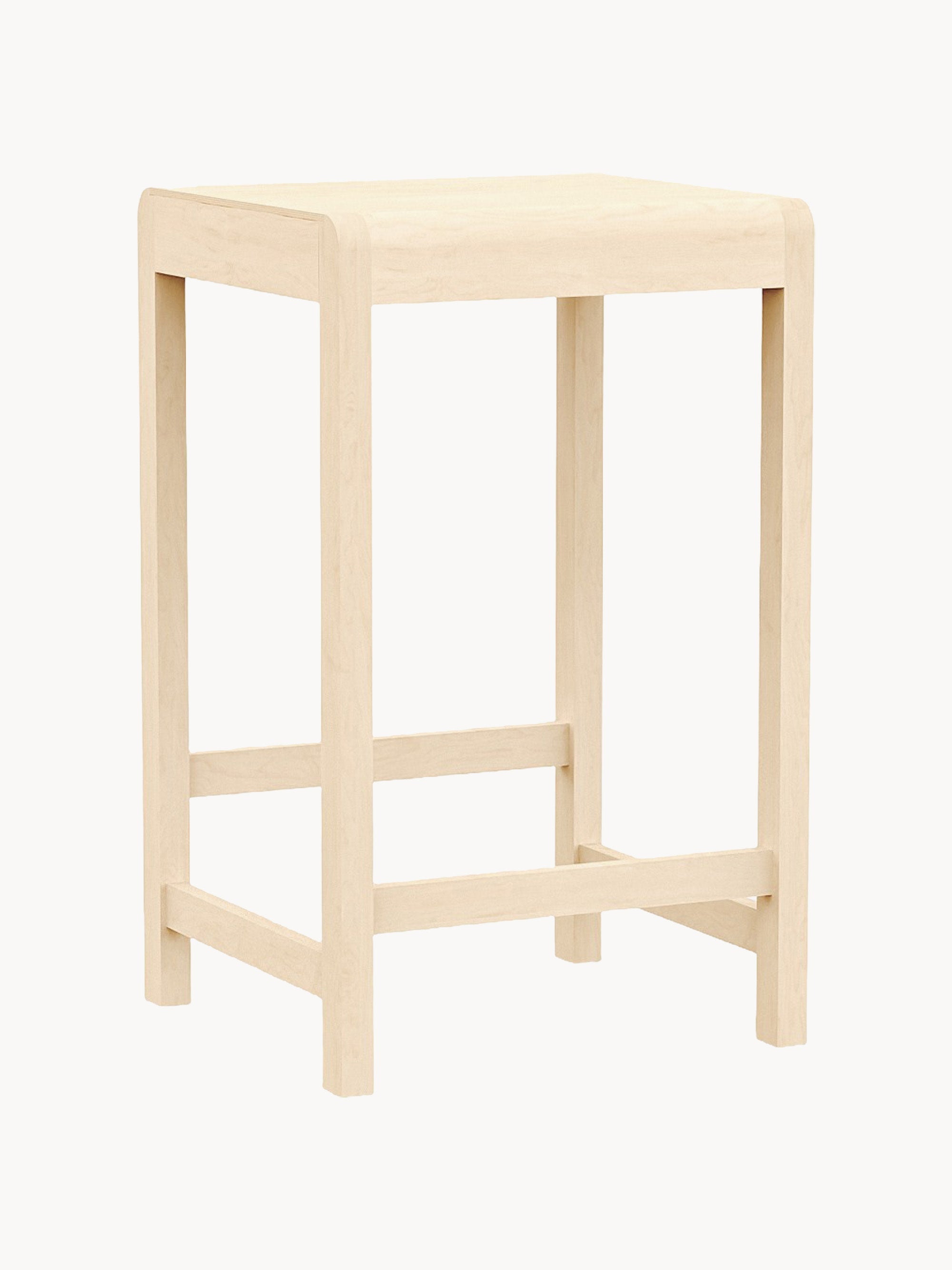 Gallery image 1 - Birch Wood Counter Stool 01