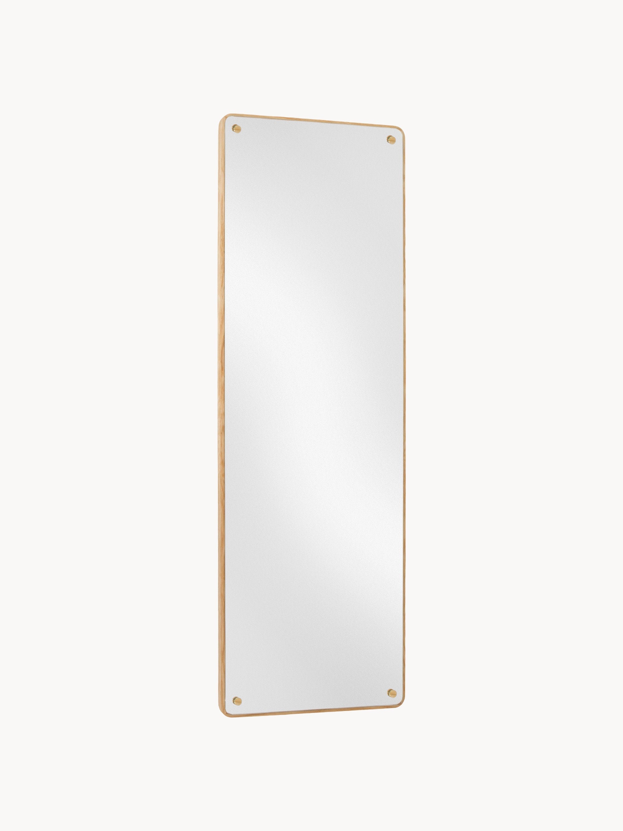 Gallery image 1 - Oak Wood Full-Length Leaner Mirror RM-1