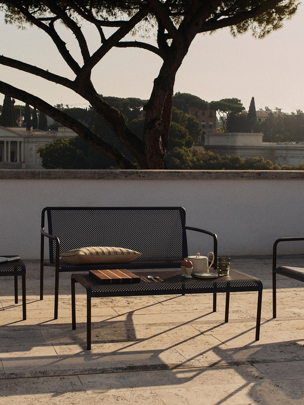 Dapple Steel Garden Sofa (2-seater)
