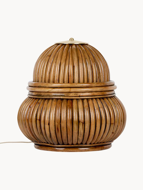 Gallery image 1 - Small Rattan Floor Lamp Bohemian
