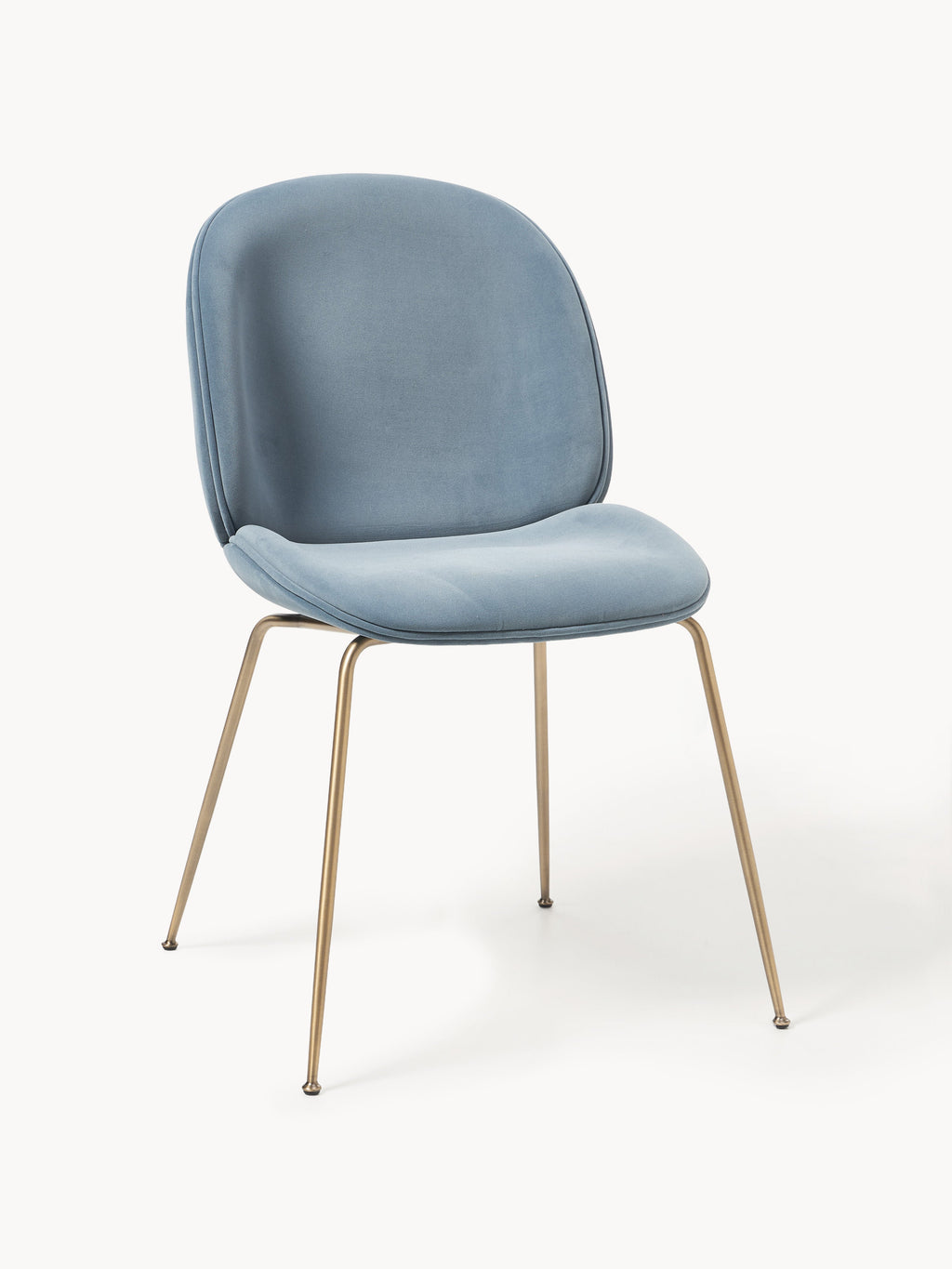 WESTWING x GUBI, Velvet Dining Chair Beetle by Delia Lachance