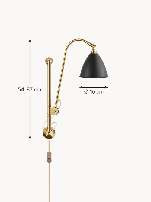 BL5 Height-Adjustable Plug-in Wall Lamp