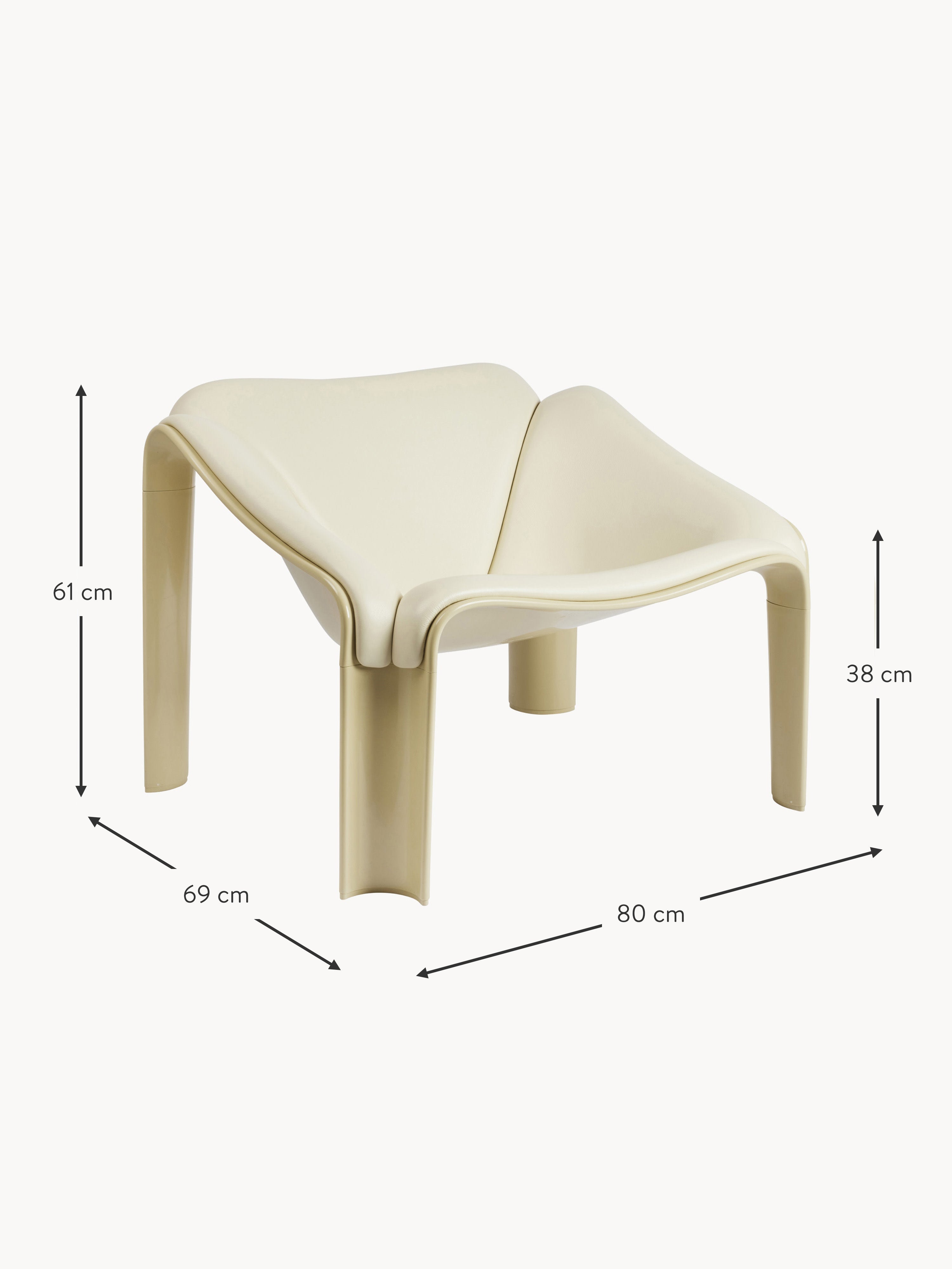 F300 Leather Lounge Chair