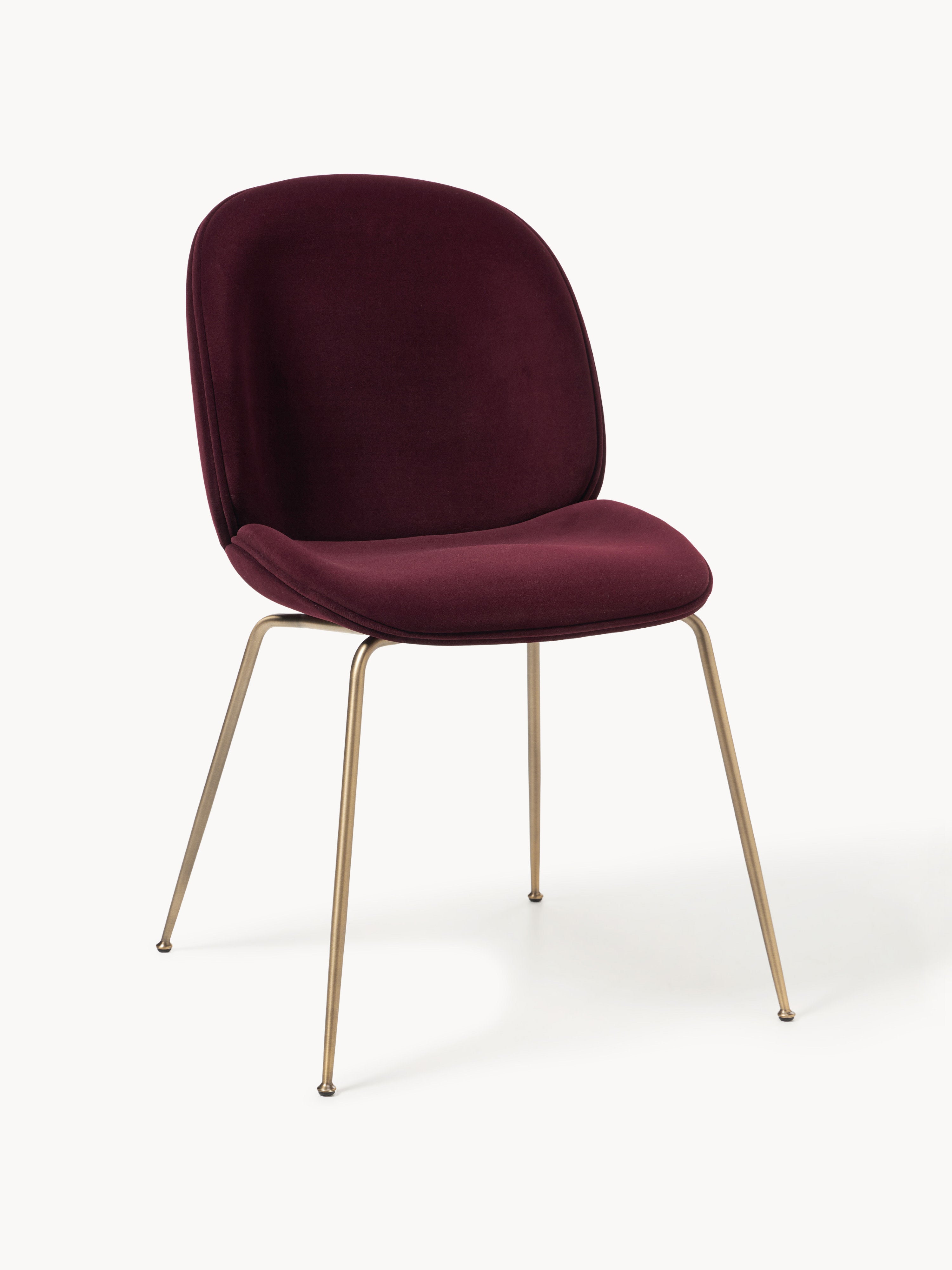 Gallery image 1 - WESTWING x GUBI, Velvet Dining Chair Beetle by Delia Lachance