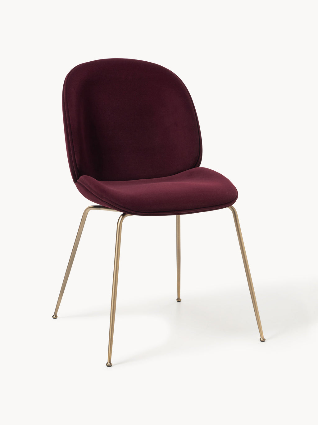 WESTWING x GUBI, Velvet Dining Chair Beetle by Delia Lachance