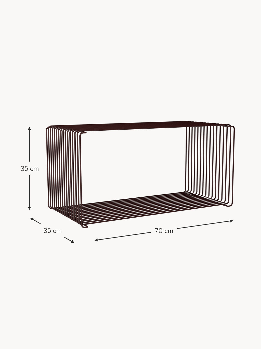 Module Panton Wire Extended for Modular Shelf System, W 70 cm