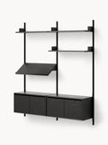 Gallery image 1 - Large Wall-Mounted Shelf Living with Cabinets