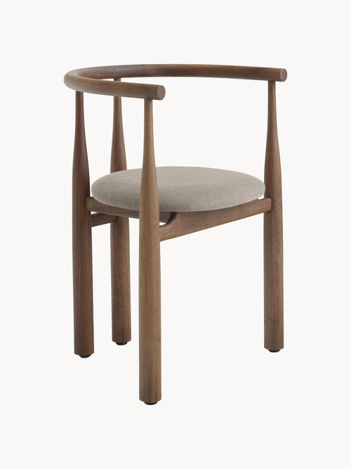 Gallery image 1 - Walnut Wood Armchair Bukowski