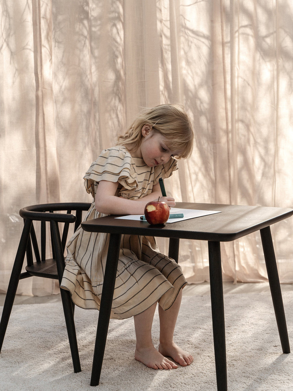 Asta Kids Handmade Oak Wood Table