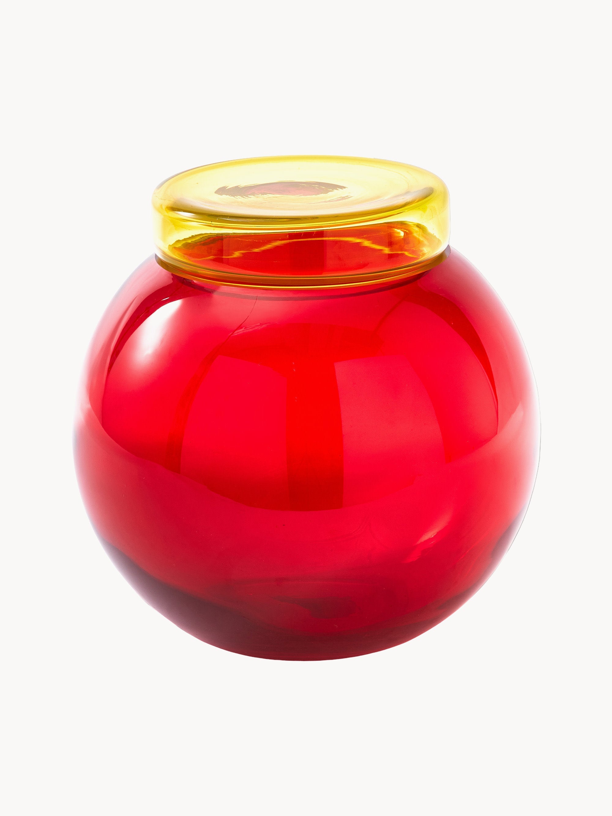 Jars Bloated with Caps, Set of 4